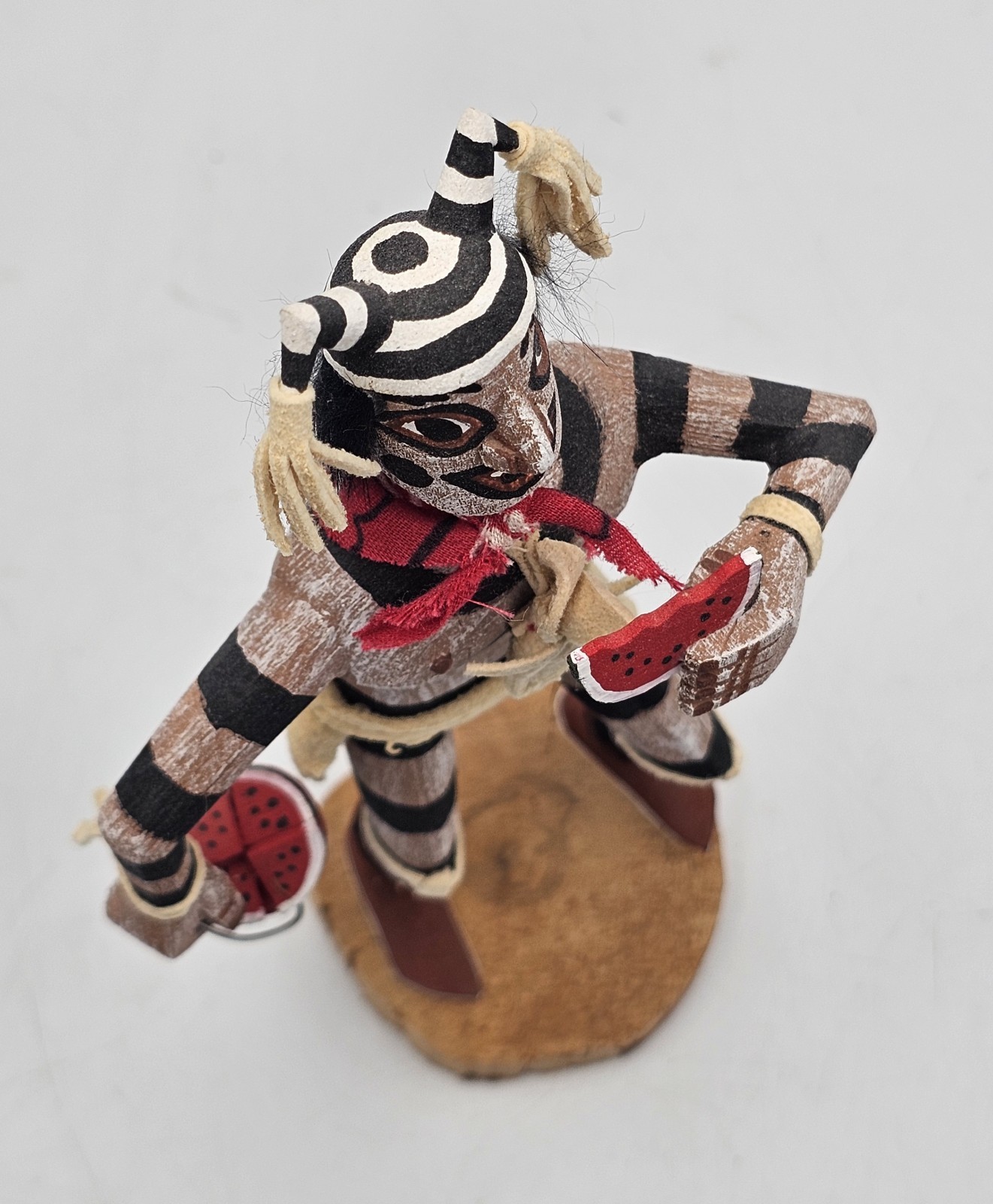 Vintage Navajo Koshare HANO CLOWN Kachina by FELIX BEGAY 6.75"