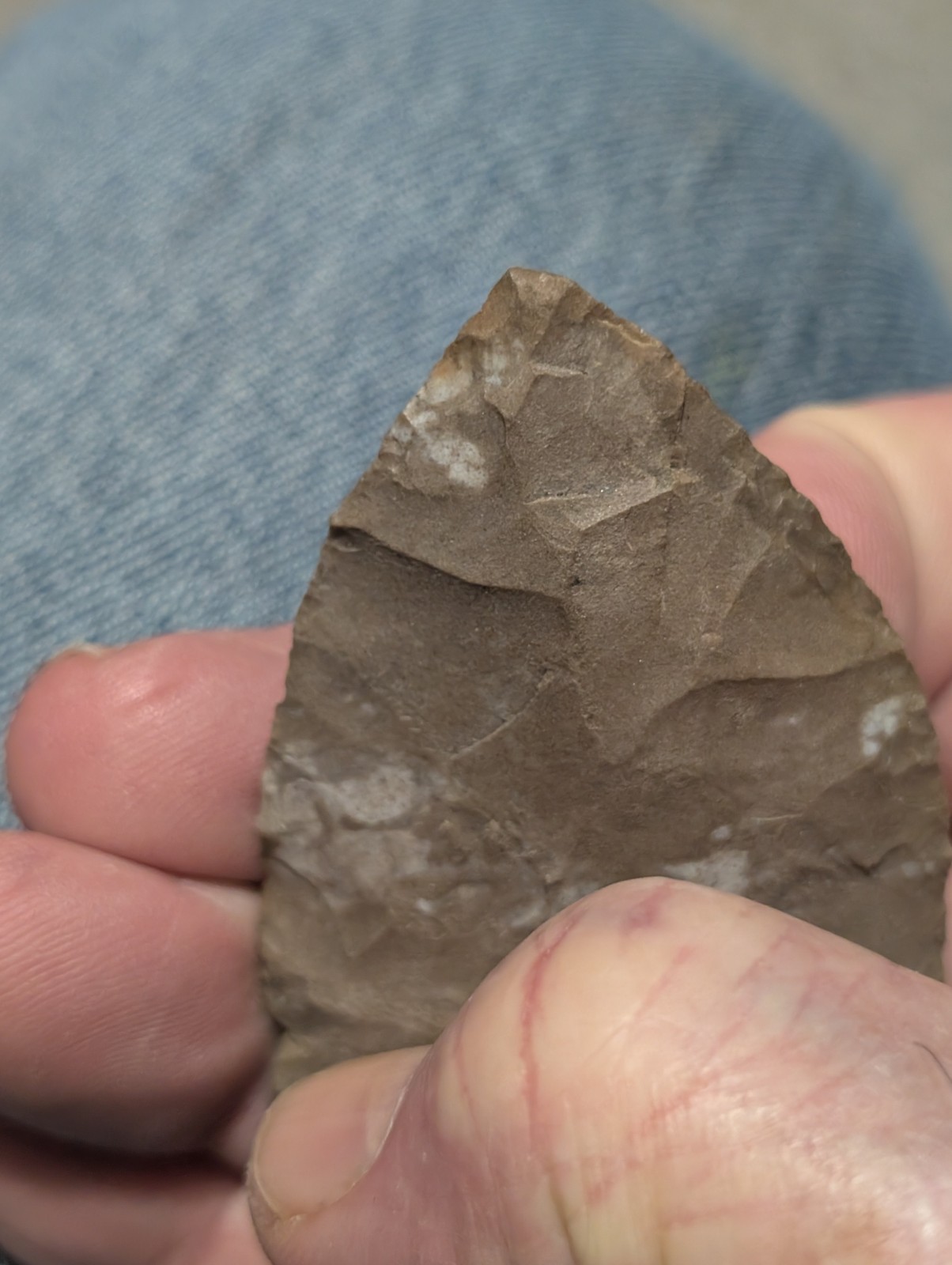 Great Copena Triangular, 3 7/16", N Ctrl AL, Ft Payne Chert, Authentic Arrowhead