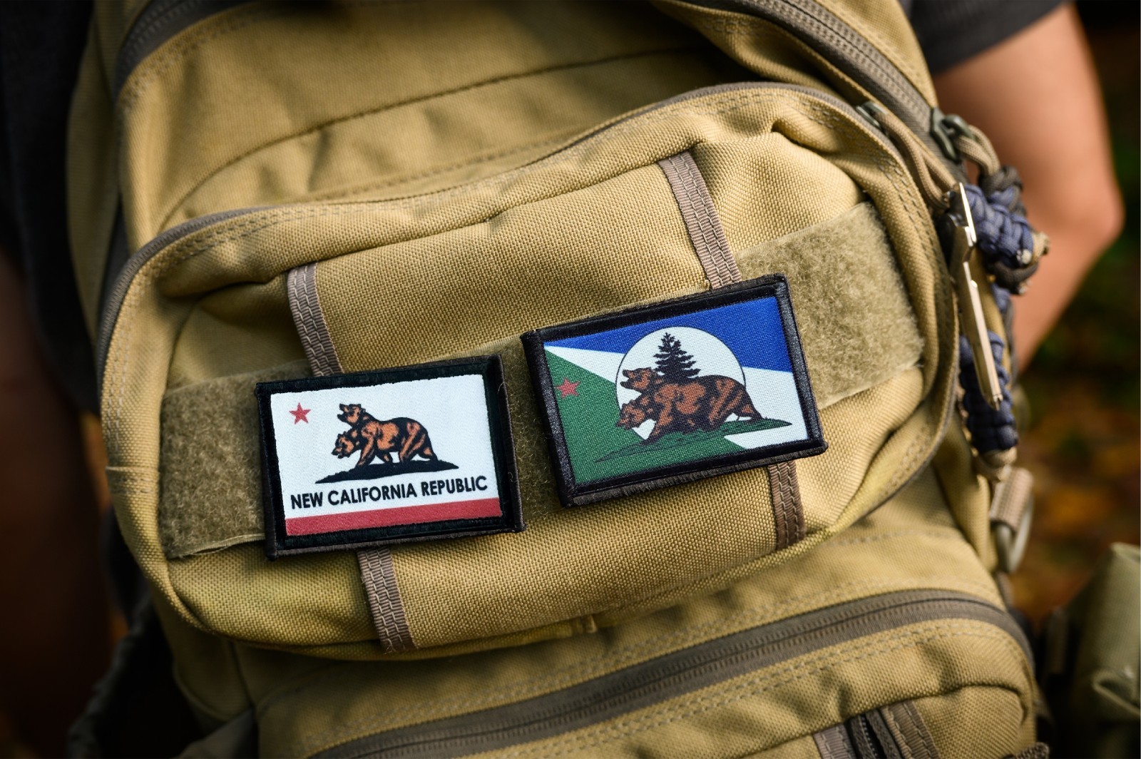 Cascadian Rifles NCR Flag Morale Patch Tactical New California Republic