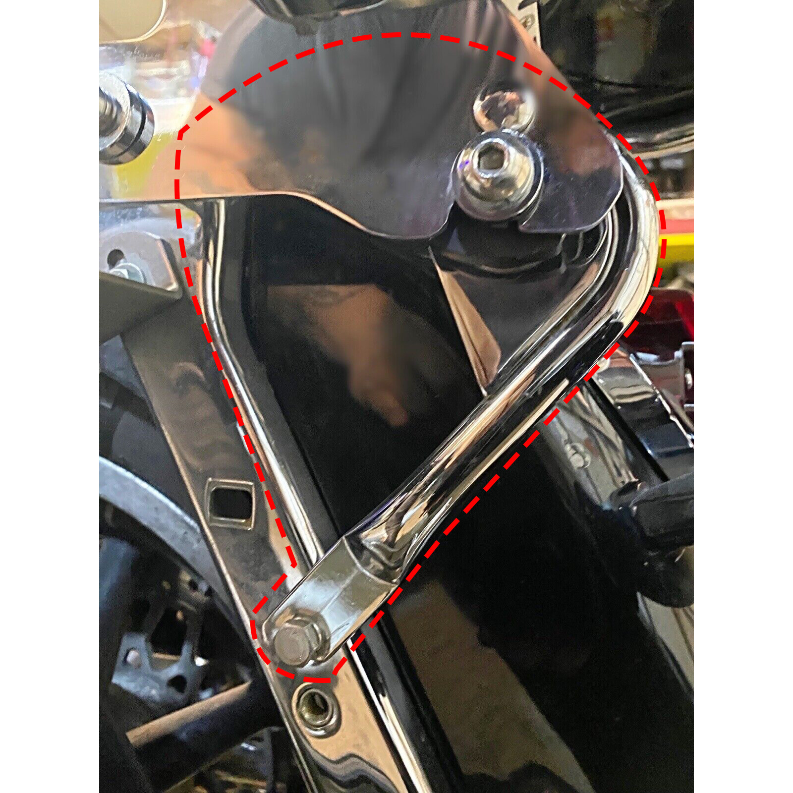 For Harley Touring Glide 97-08 Tour Pak Pack Mount Rack Docking Hardware Kit