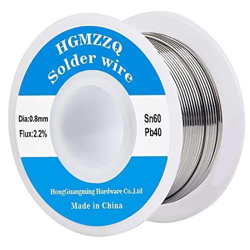 60/40 Tin Lead Solder Wire with Rosin core for Electrical Soldering 0.8mm-50g 1