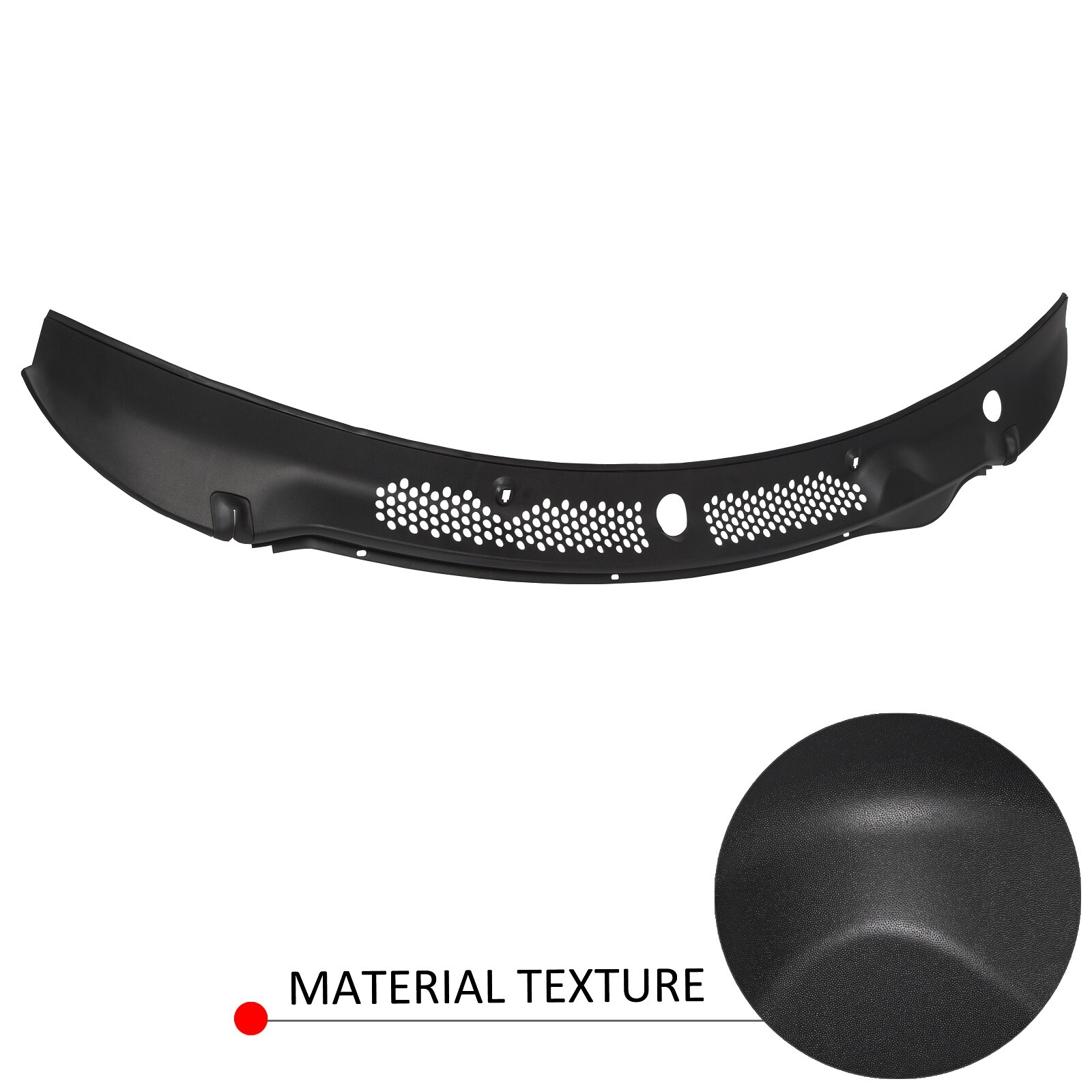 For 1994-1998 Ford Mustang & Cobra Cowl Vent Windshield Wiper Grille Cover Panel