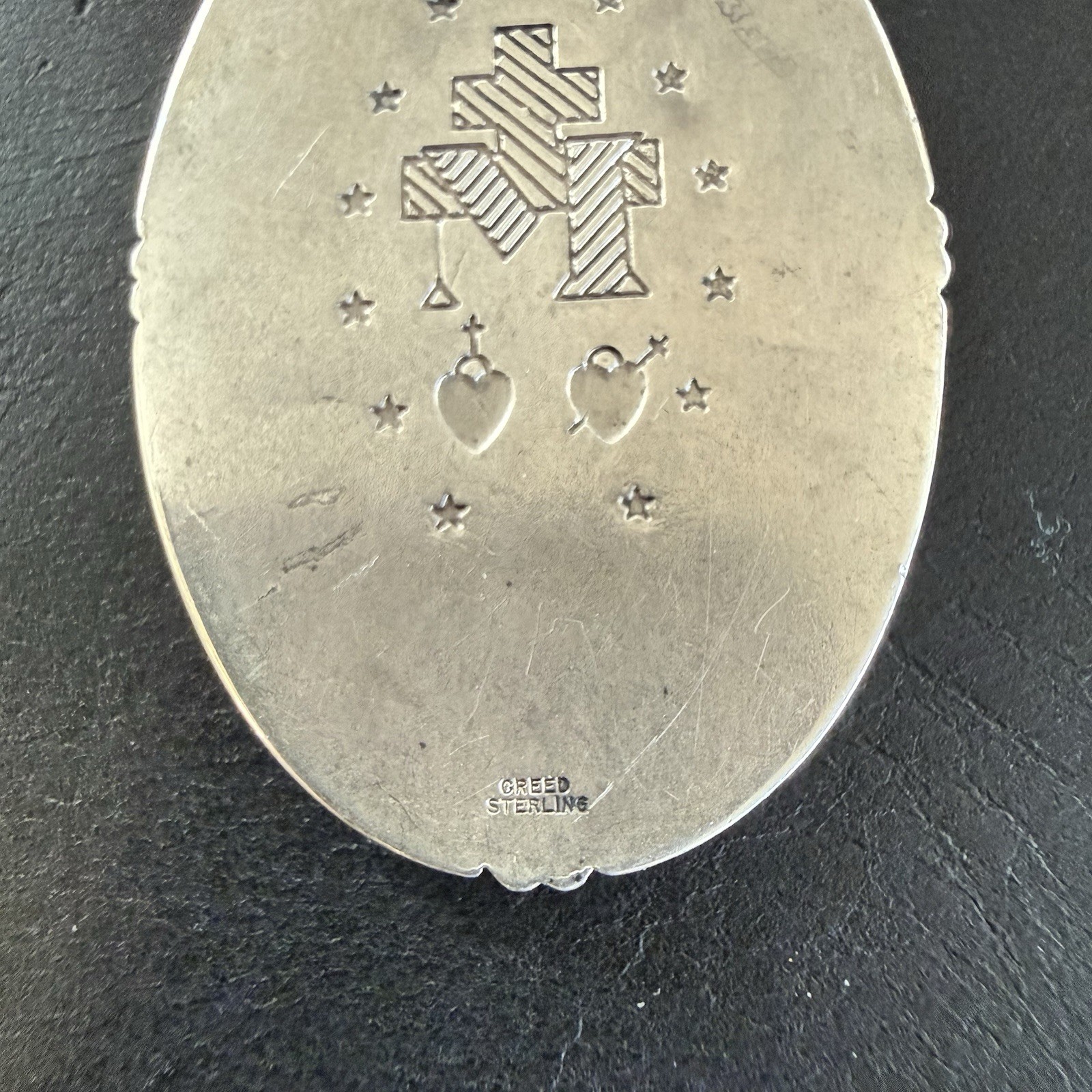 Sterling Silver Miraculous Medal & Infinity Chain 40g 1.4 oz Silver Below Spot