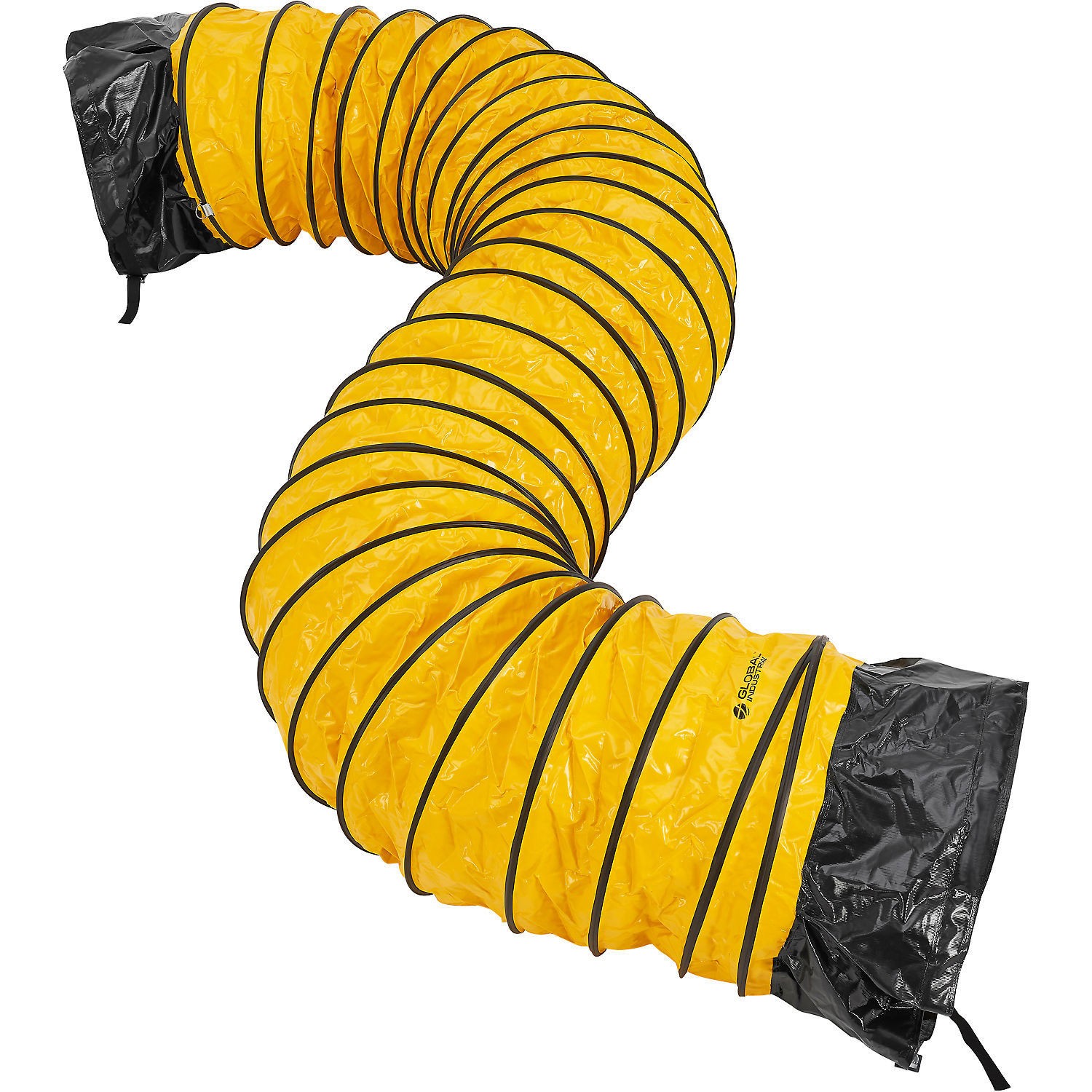 Global Industrial Indoor/Outdoor Flexible Duct 20"Dia. x 16'L Yellow