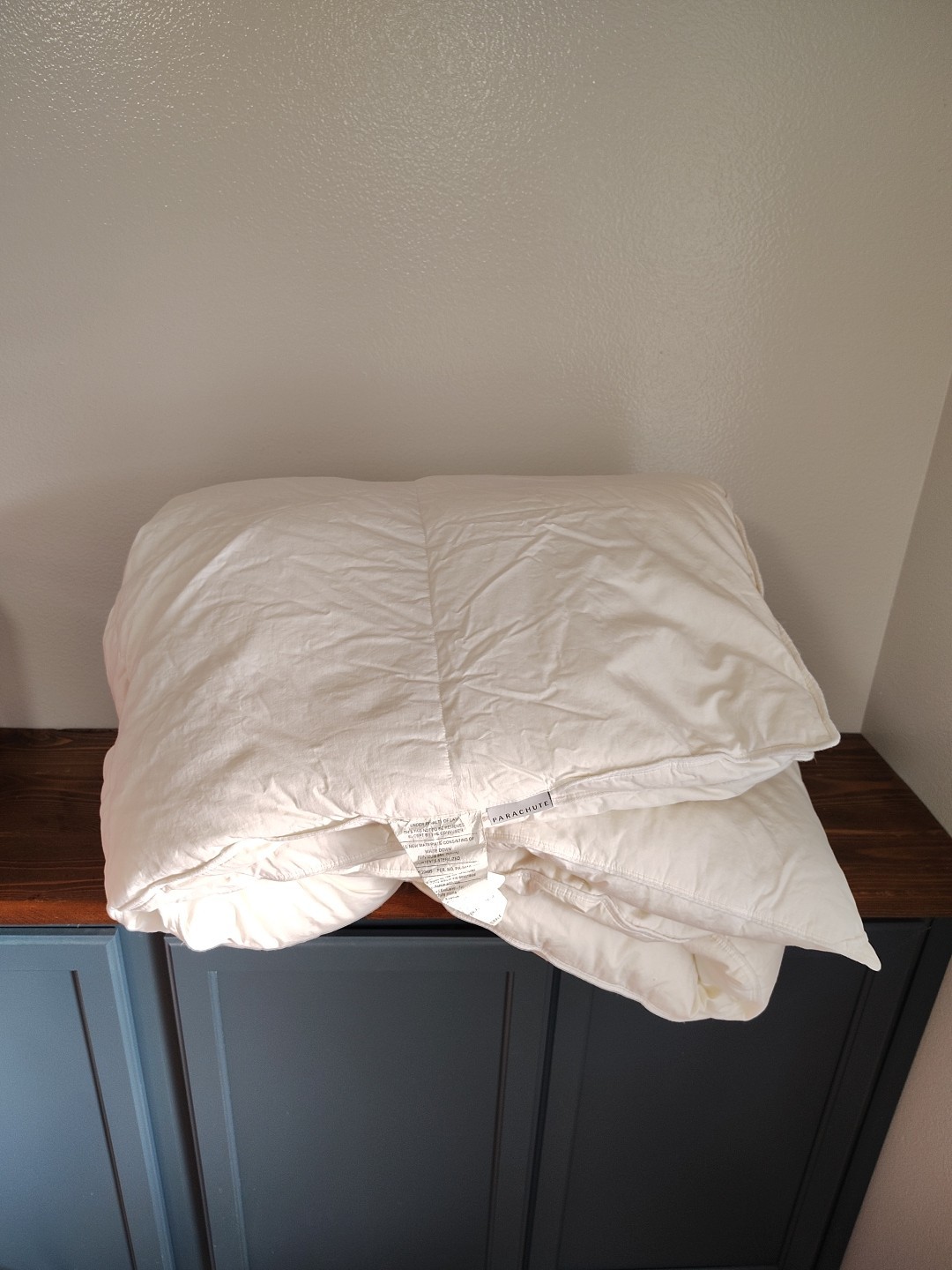 Parachute King/Cal King Lightweight Down Quilt/Duvet Insert