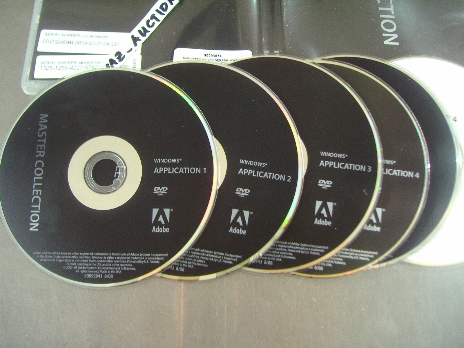 Adobe Creative Suite 4 CS4 Master Collection For Windows Full Retail DVD Version
