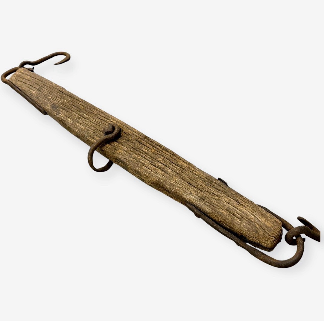 Rare Antique Singletree Whiffletree Horse Ox Harness 29” Primitive Farm Tool