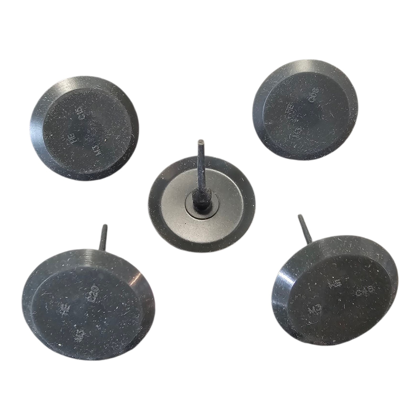 (2) Outlet Valve Disk Gas Mask M40 M40A1 M42 M42A1 M45 M48 M17 M17A1 M17A2 +More