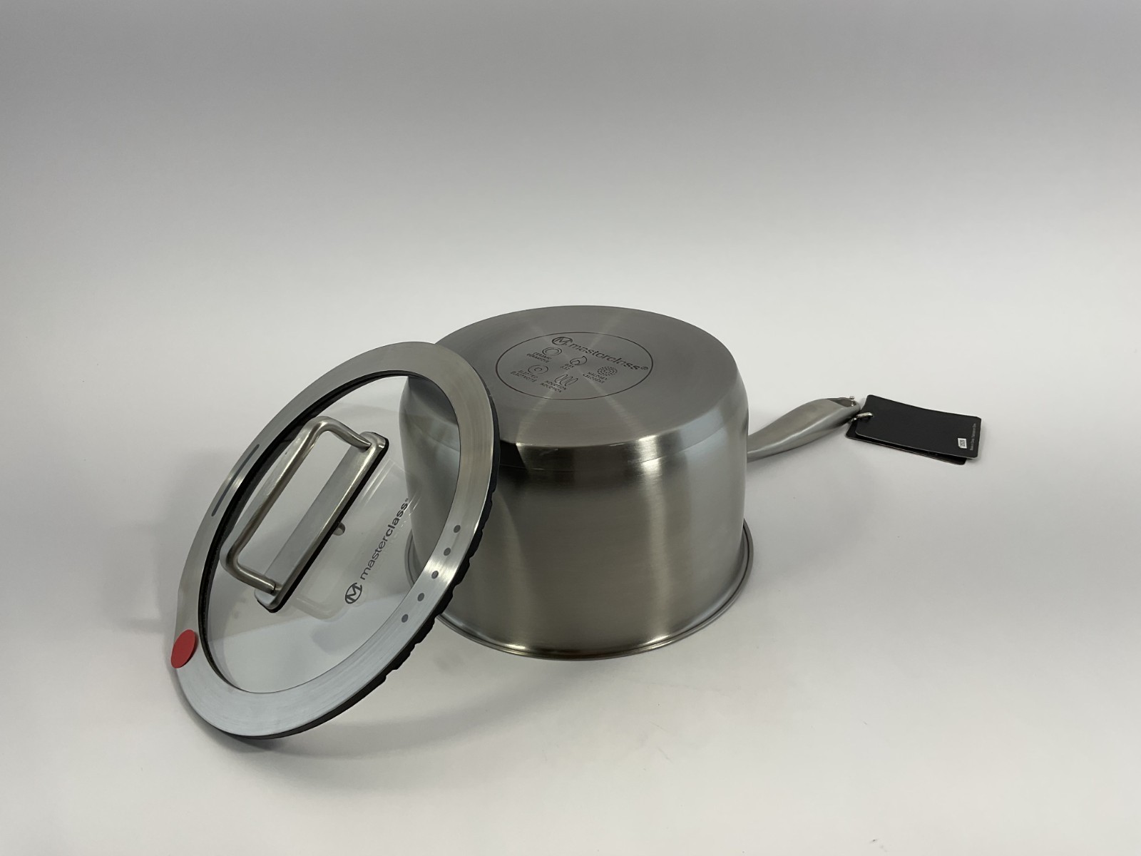 Masterclass Cookware Stainless Steel 2.5-qt 7" Saucepan Dented New