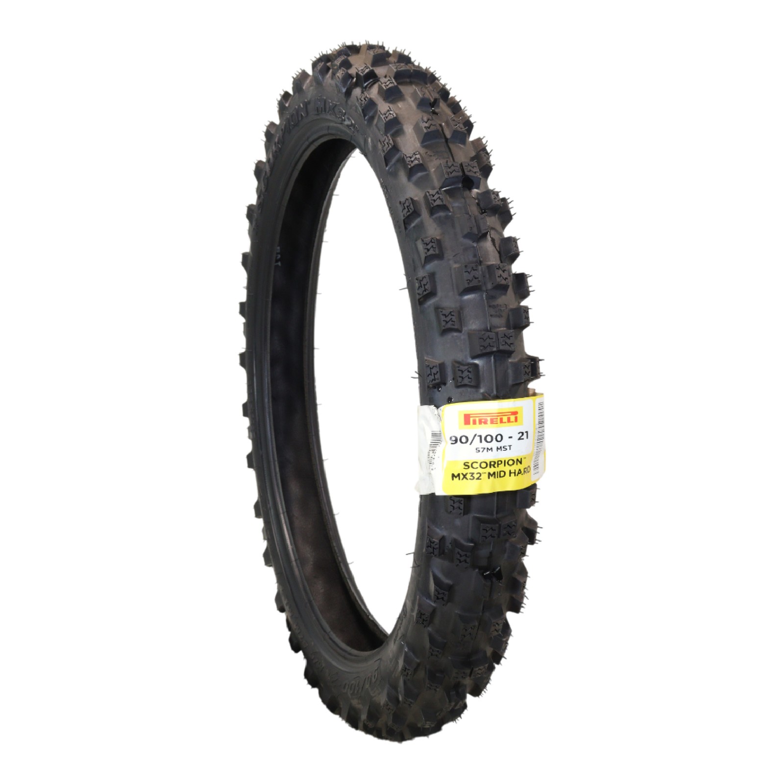 Pirelli Scorpion MX32 Mid-Hard 90/100-21 (57M) Front Motocross Tire NHS TT