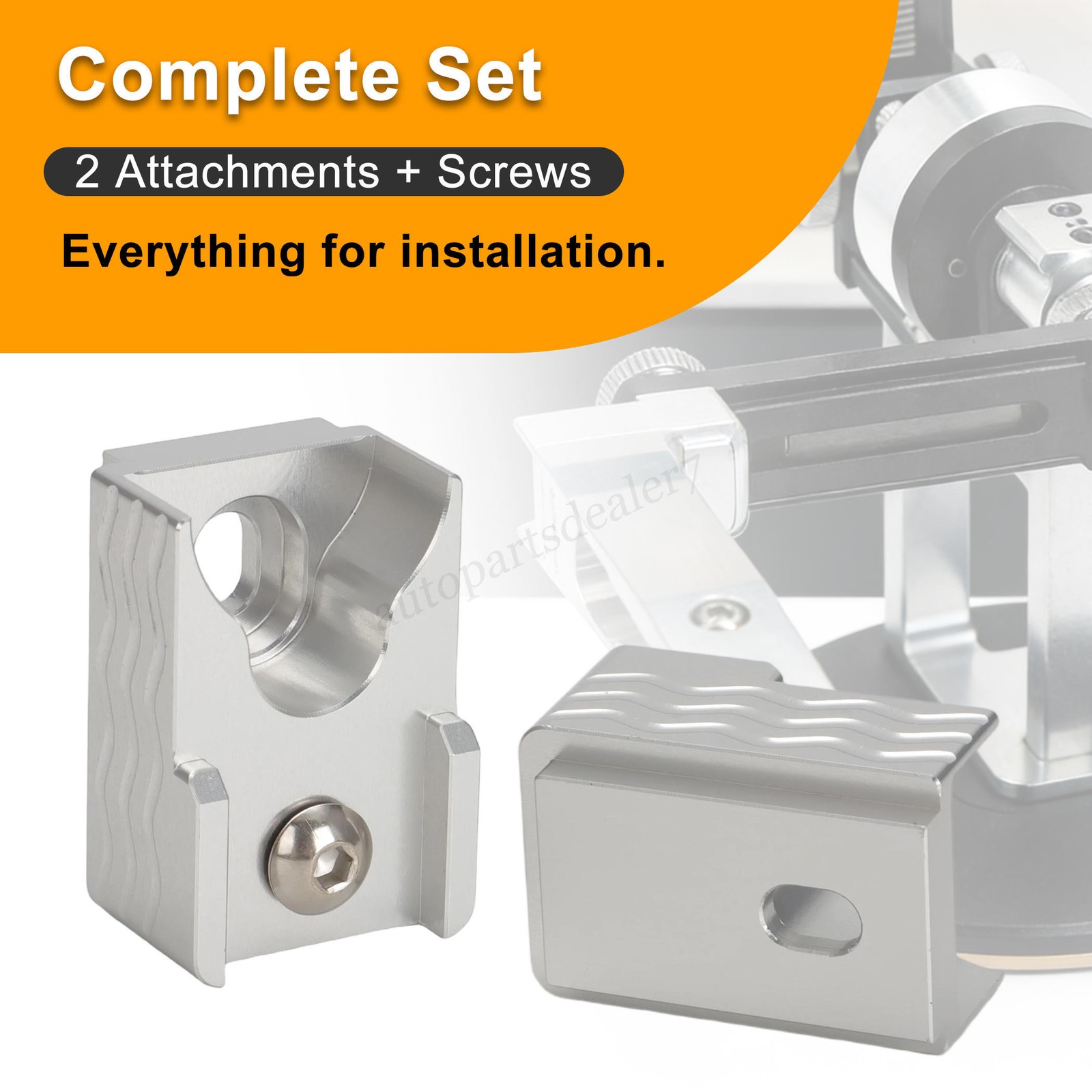 Aluminum L-attachment Clamp Adapter Extender For K03 Kadet and Pioneer Sharpener