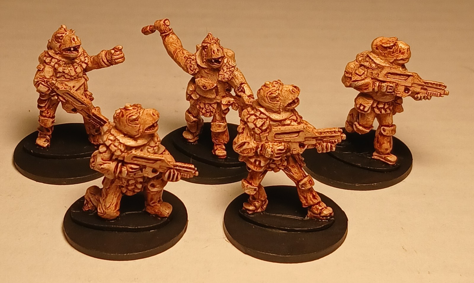 28mm SCI-FI 310C Aliens "Vis'Sharaak Flesheater" Infantry Squad #2 (5 figures)