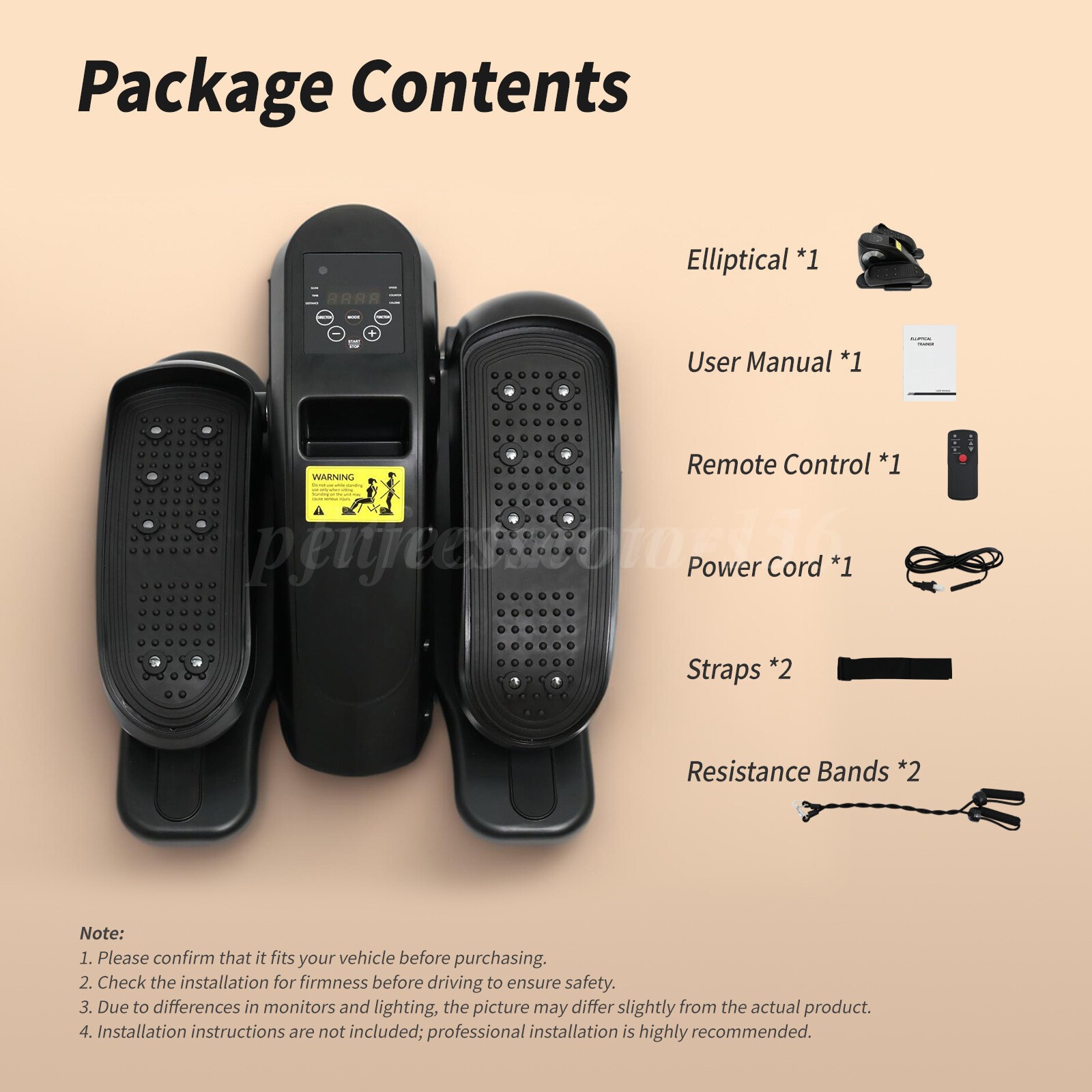 Ellipse Leg Exerciser Under Desk Elliptical Machine as Seen on TV Seated Machine