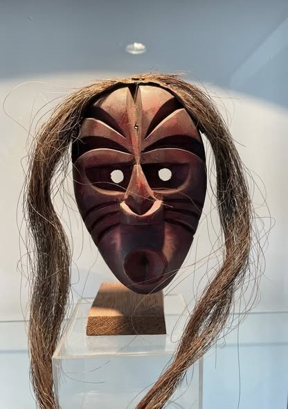 215# Antique, Sacred, False Face Iroquois Mask – Ritually Used