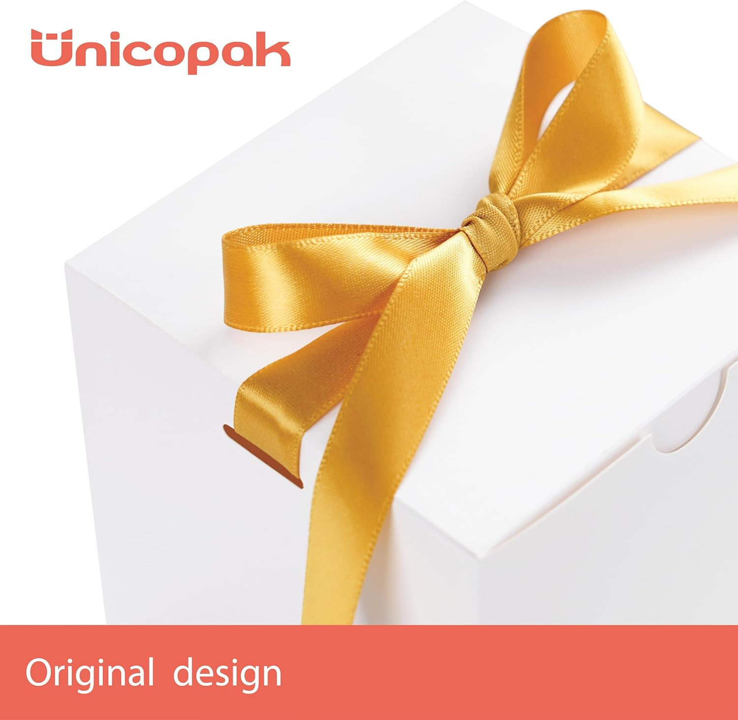 10 Pack 4X4X4 Small Gift Boxes, White Gift Boxes with Lids for Presents, Elegant