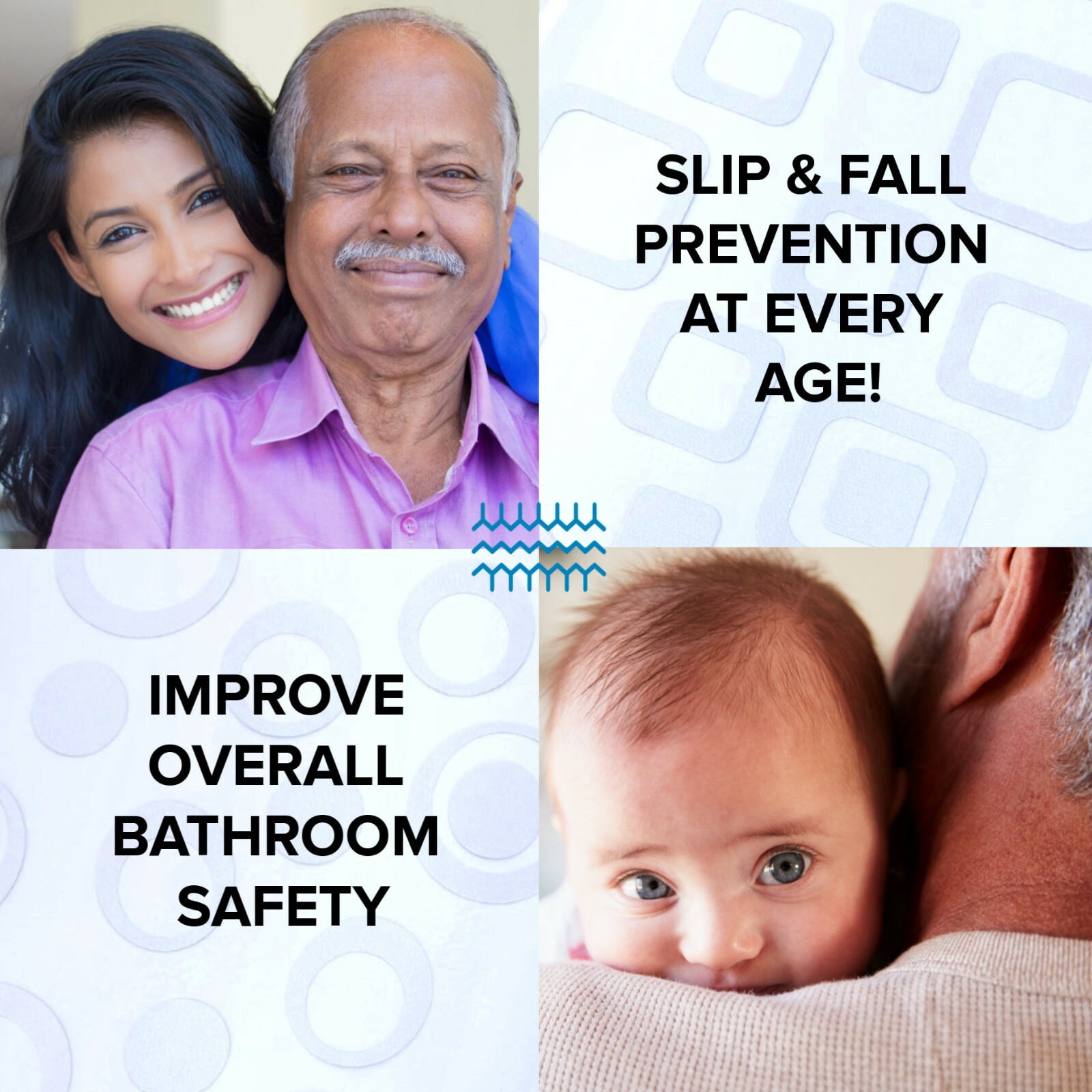 7.5" Bath Tub Shower Safety Adhesive Treads Non Slip Strips, 12 Pack, 5 Colors