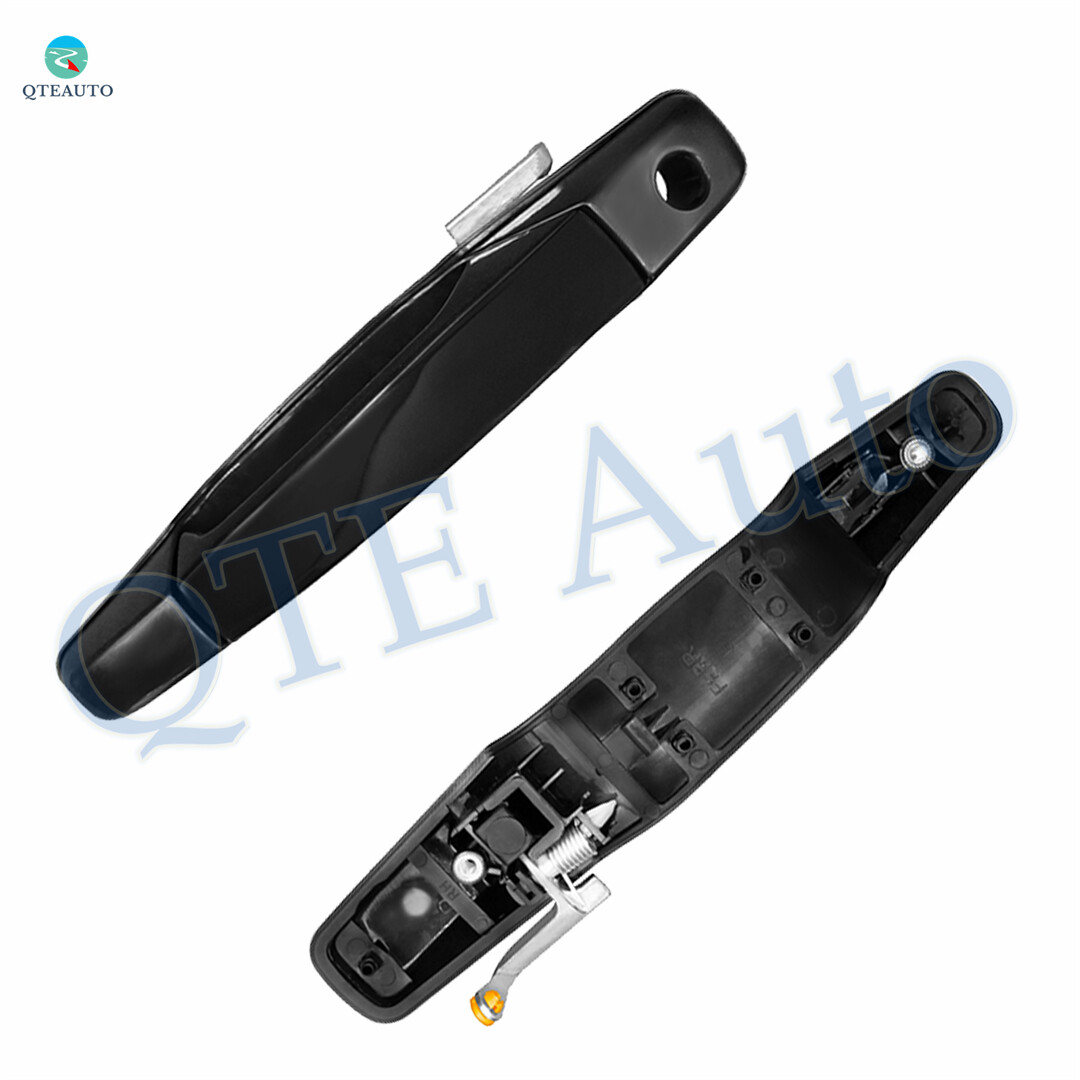 Pair of 2 Front L-R Door Handle Black For 2007-2013 Chevrolet Silverado 1500