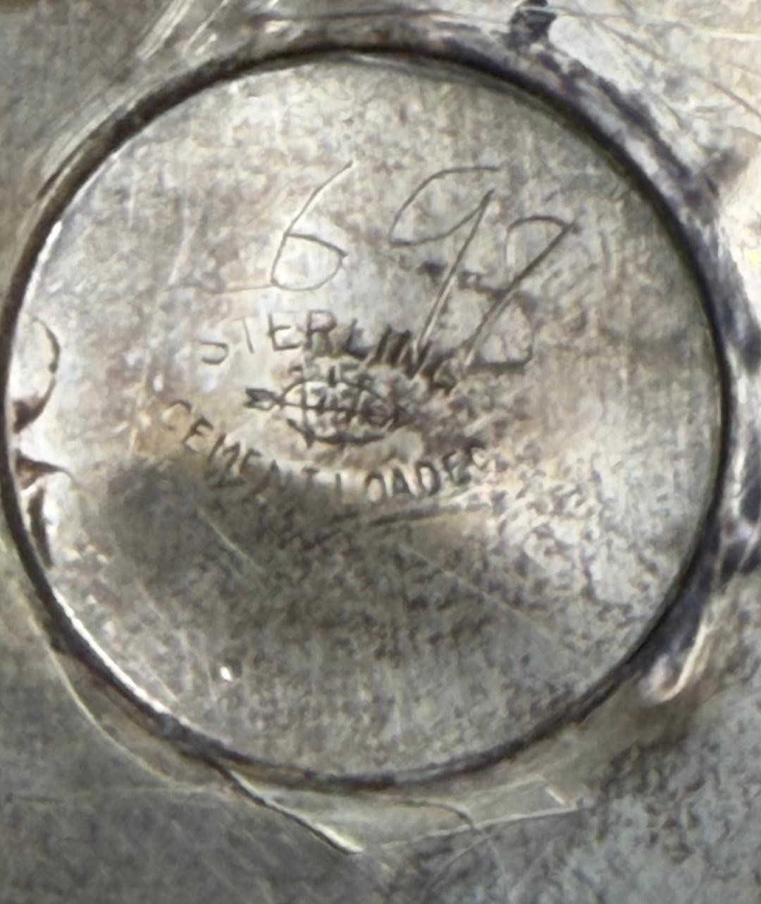 Vintage Pair of STERLING SILVER Double Arm Candelabra by Webster Company (INJ))