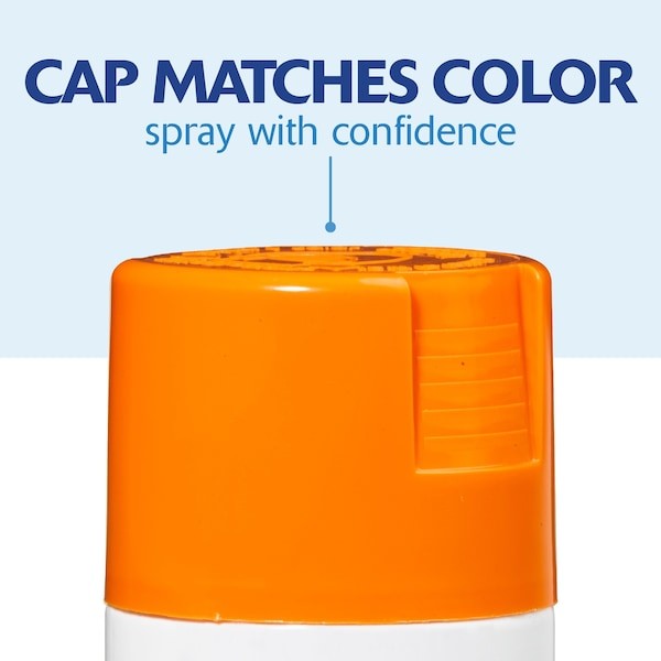 Rust-Oleum 334043 General Purpose Spray Paint, Real Orange, Gloss, Solvent, 12