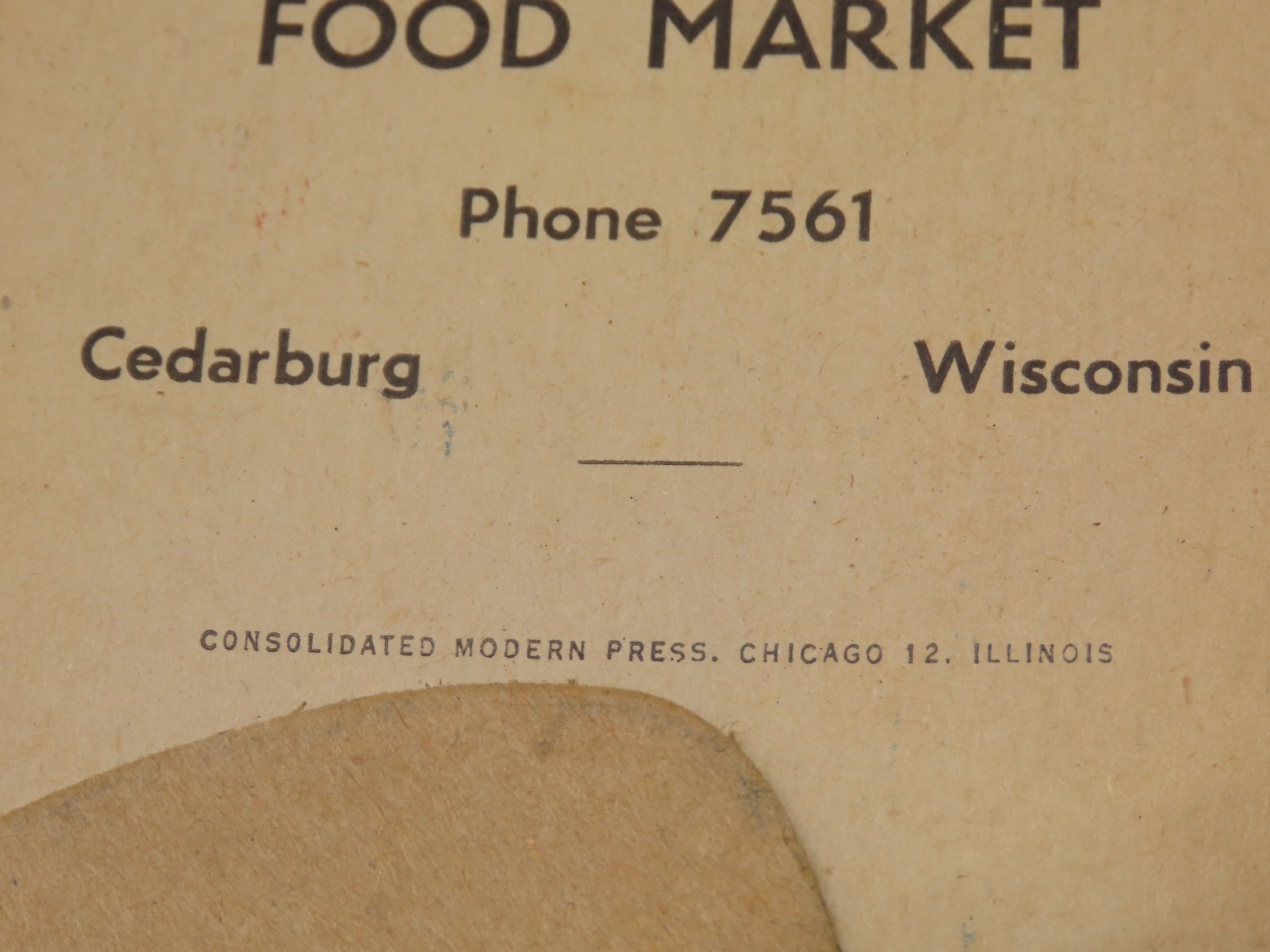 Heidels AG Food Market Vintage Advertising Fold-Out Hand Fan