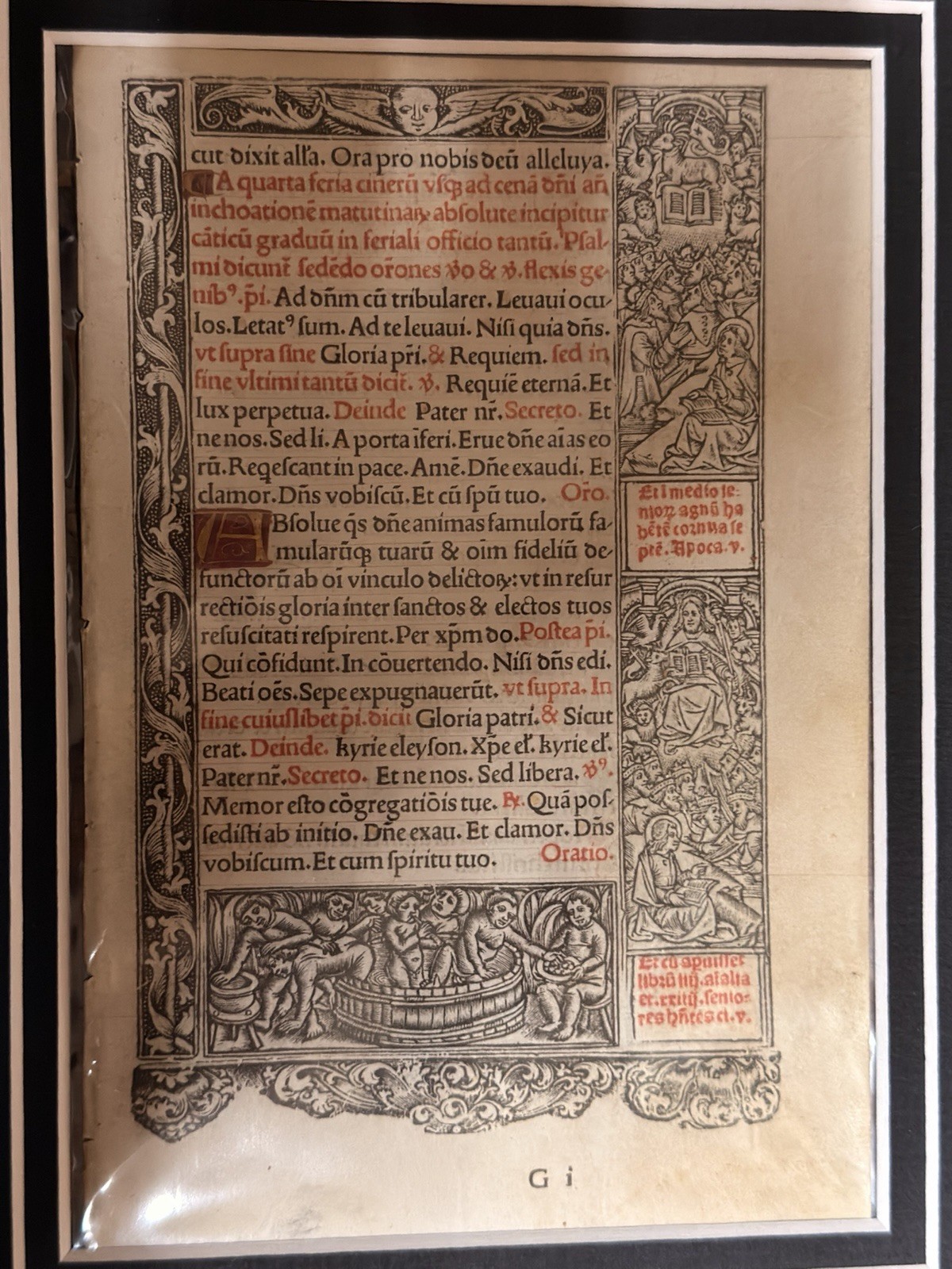 1523 Book Of Hours Illuminated On Vellum Medieval Manuscript - 6.5” X 4.5”