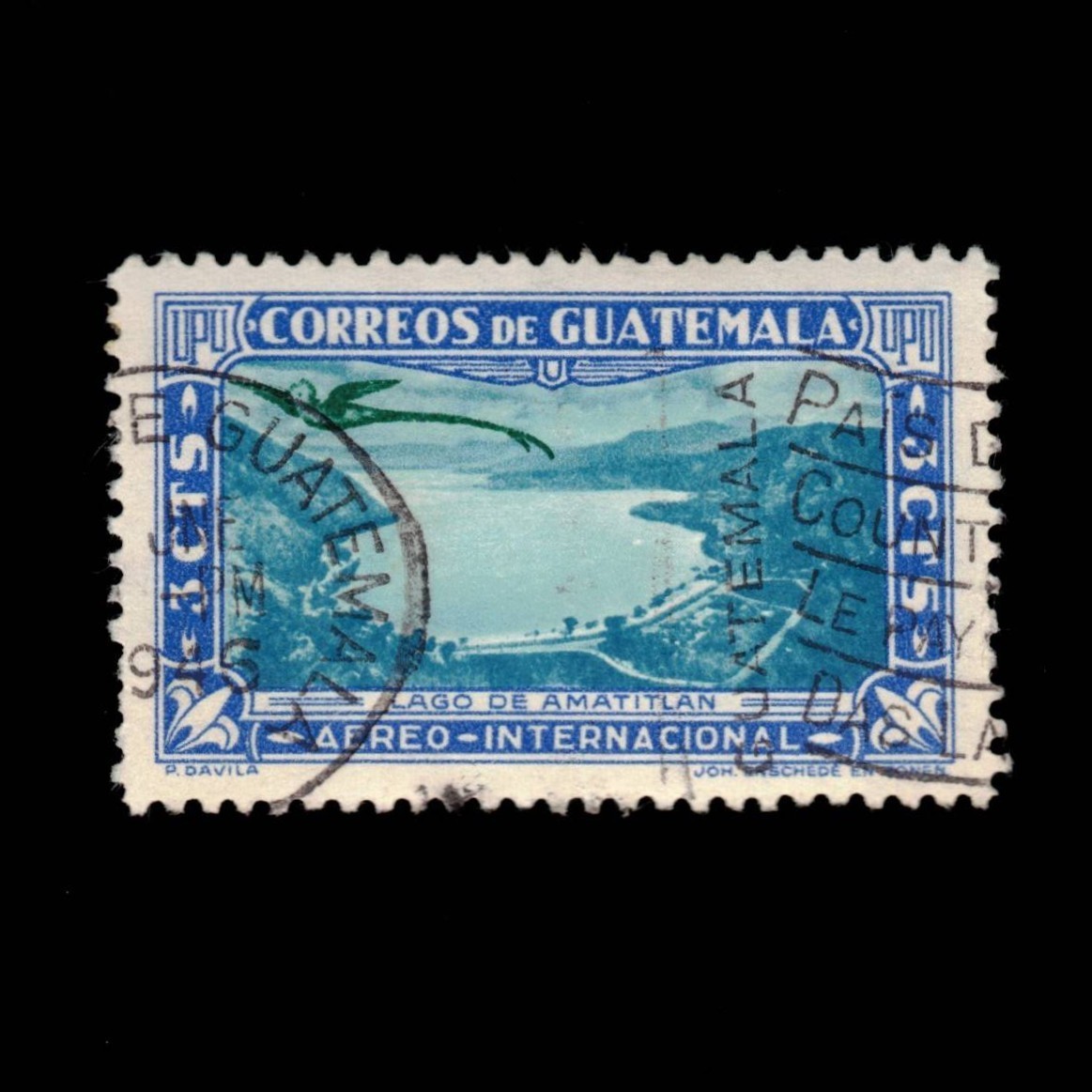 Guatemala, Scott C113, Lake Amatitlan, 1939, used, 110566