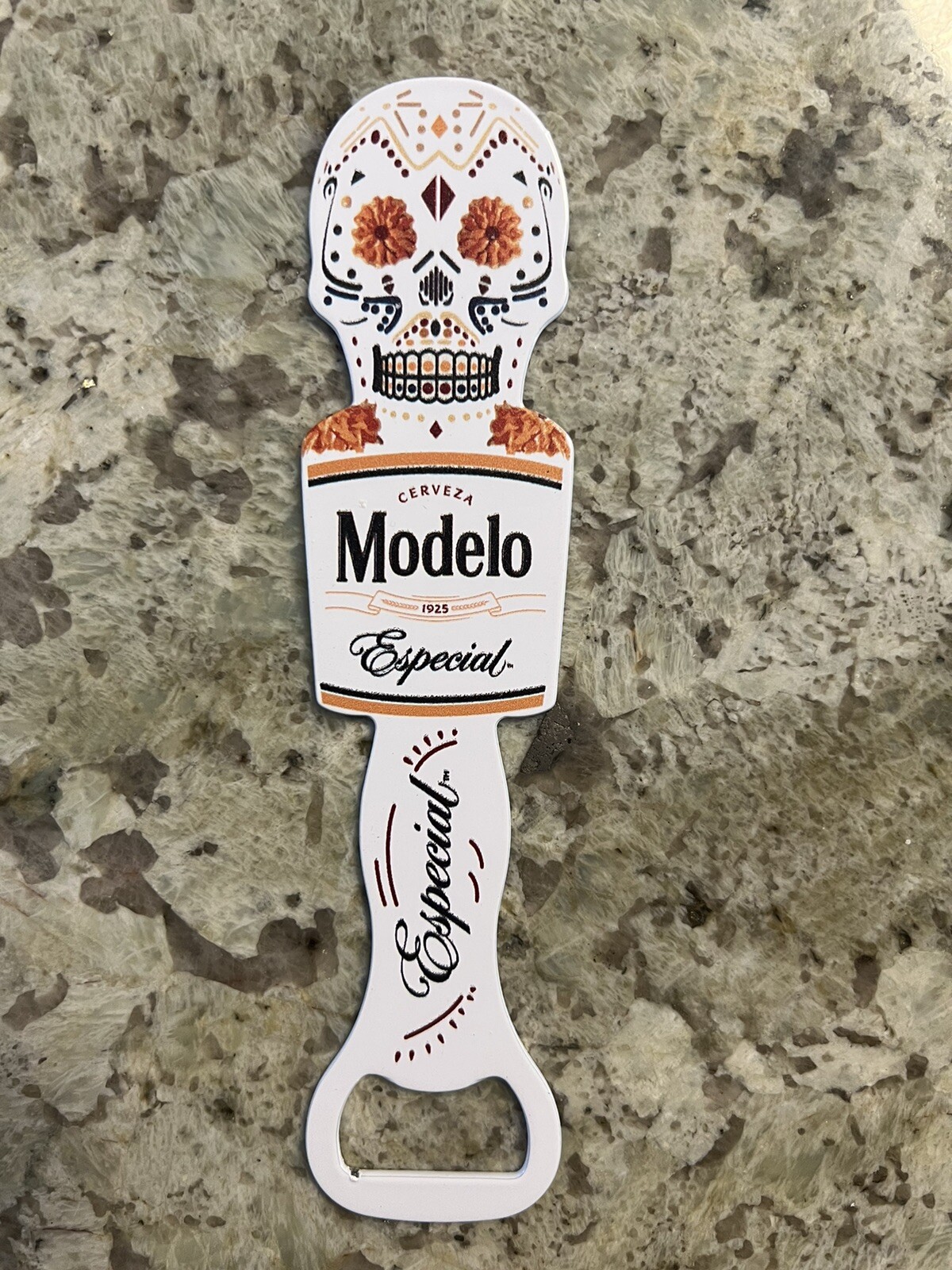 MODELO BEER STEEL BOTTLE OPENER BARTENDER SPEED BAR TOOL. Day Of The Dead
