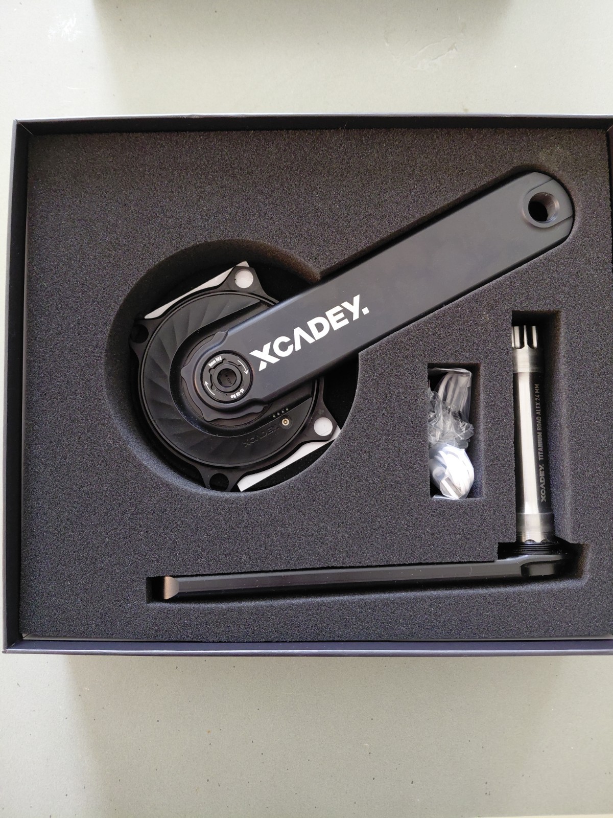 XCADEY XPOWER Spider Power Meter Crankset For Shimano 4 Bolt 110BCD Road 175mm