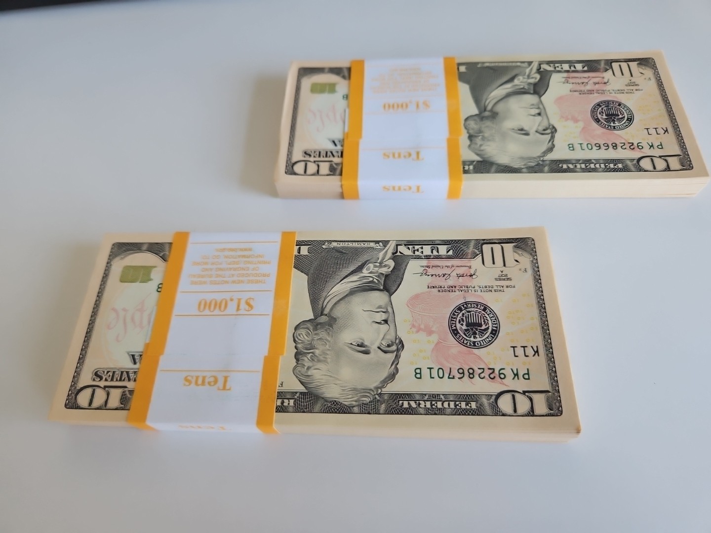 200 $10 BILLS $2000 VALUE CONSECUTIVE UNCIRCULATED CRISPY FRESH FAST SHIPPING !