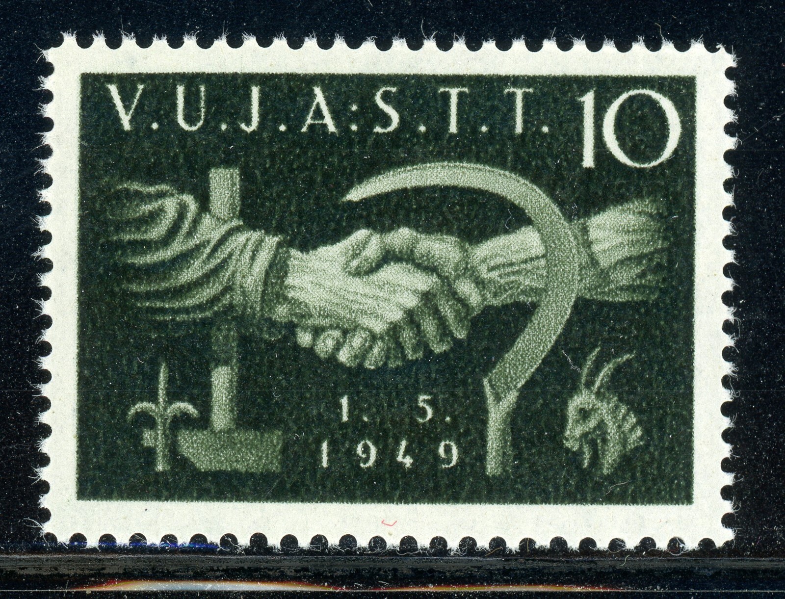 Trieste Zone B Scott #4 MNH Clasped Hands $$