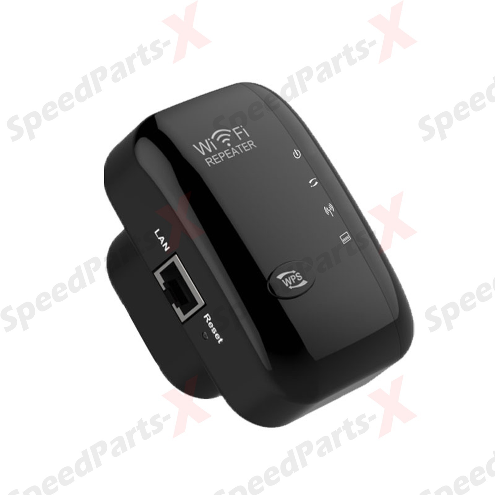 WiFi Range Extender Internet Booster Wireless Signal Repeater Amplifier Black