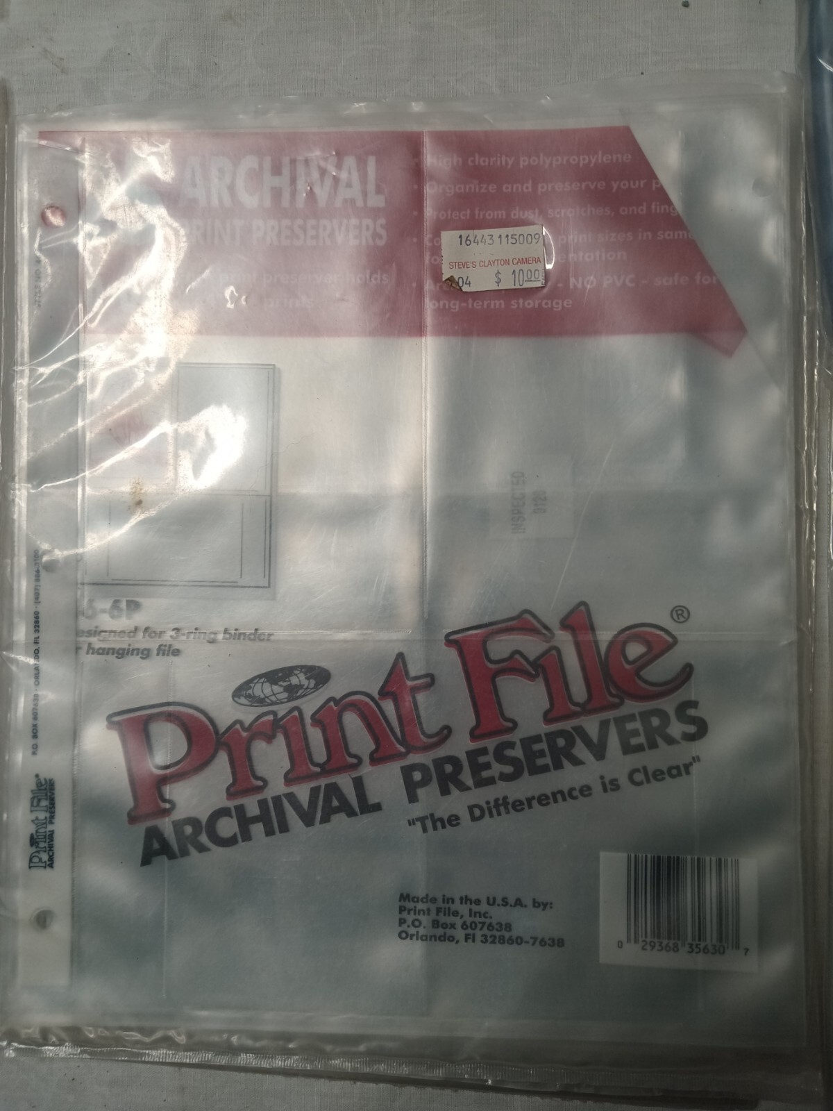 LOT OF 9 PRINT FILES FOR NEGATIVES