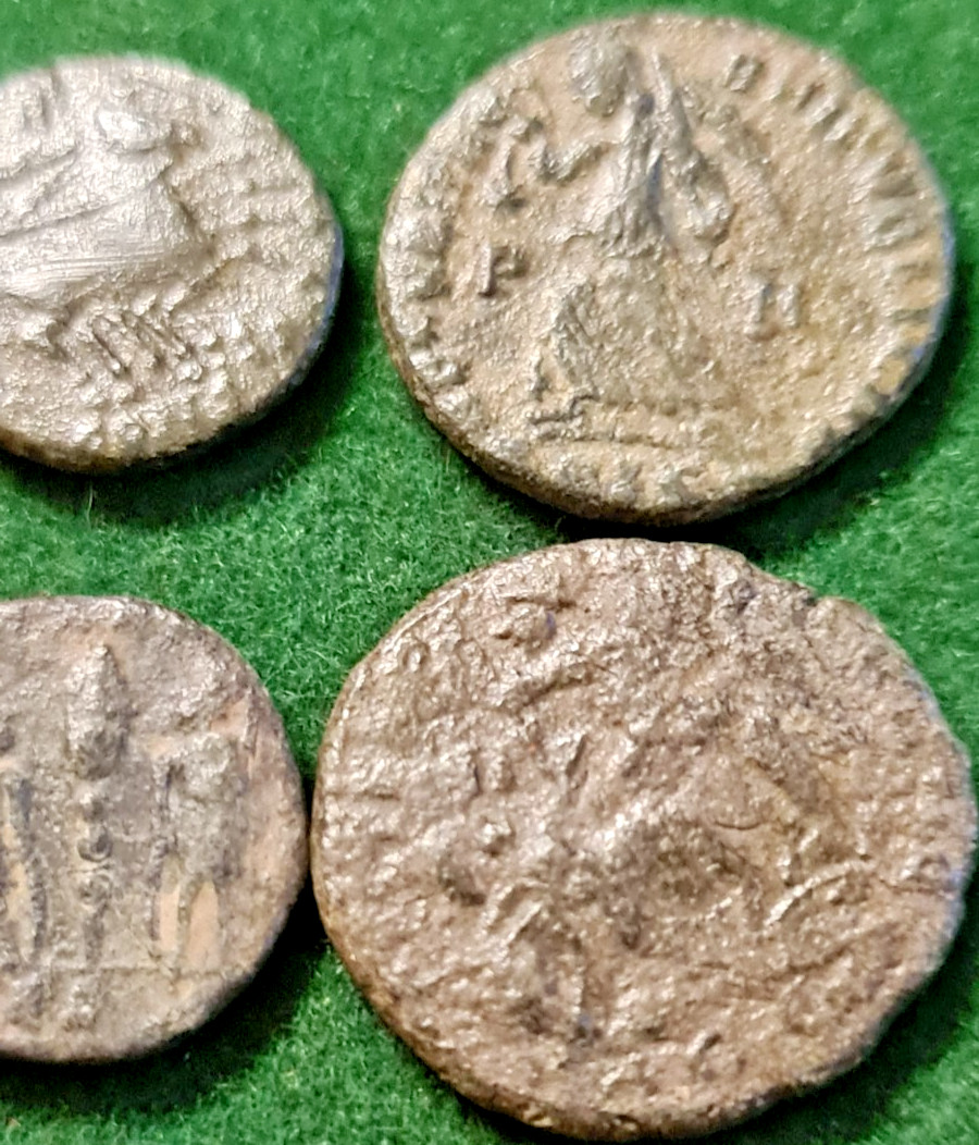 Roman Bronze 3rd-4th Century, Constantine Period AE3/4 (12 in lot)