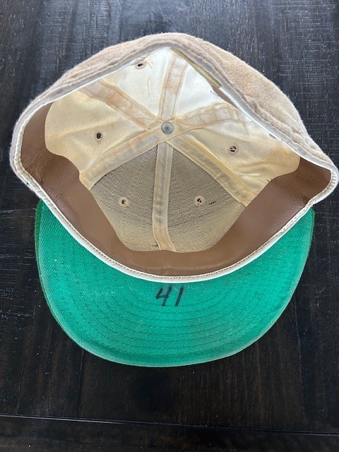 1972-74 Oakland A's World Series Champions Game Used Coaches Hat Jerry Adair #41