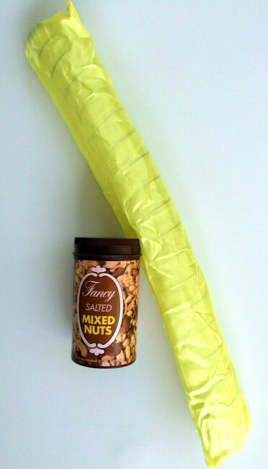 CLOTH SPRING SNAKE NUT CAN Plastic Jar Prank Joke Toy Jumping Jumps Out Funny