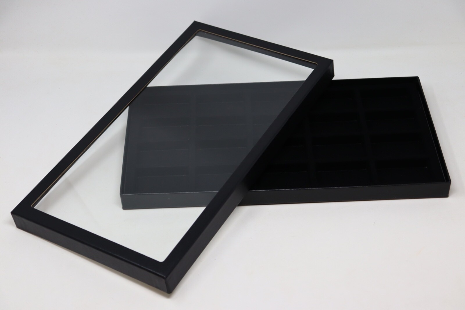 2 Pack of BLK 20 Compartment Case for Zippo Lighter Jewelry Collectibles & More