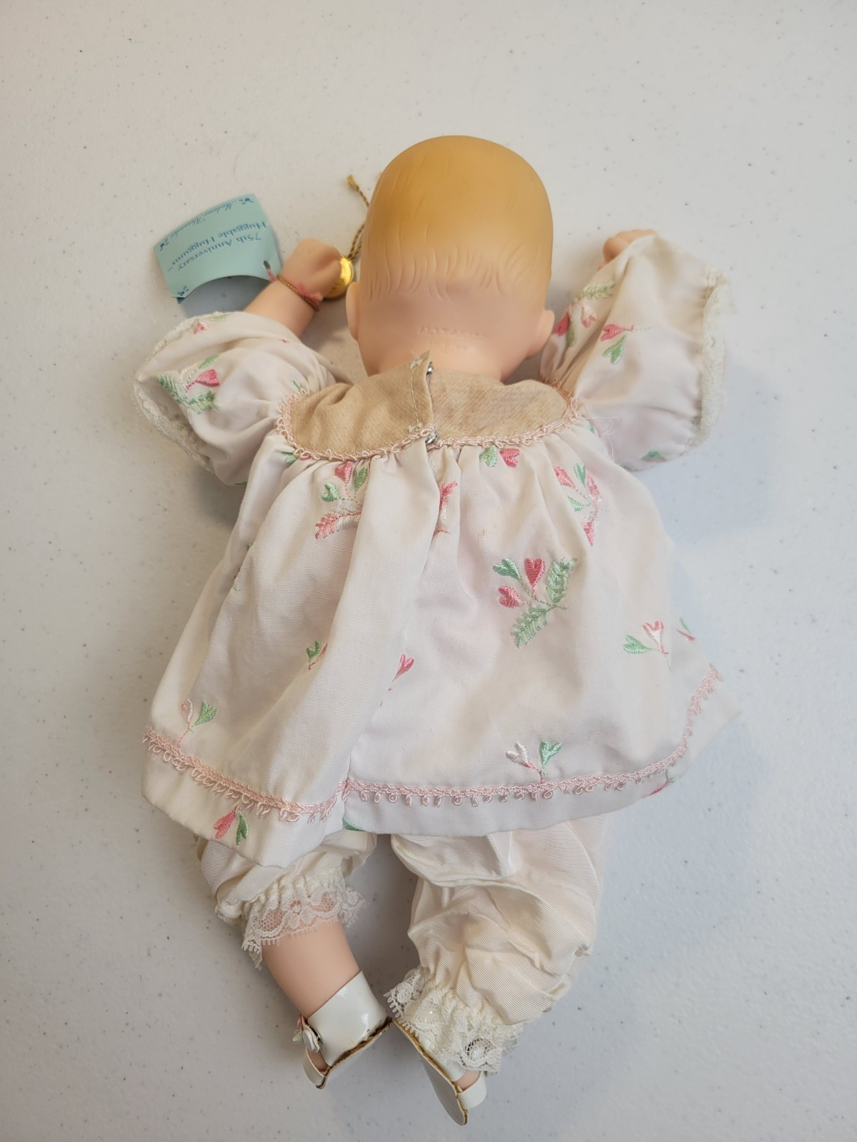 Vtg Madame Alexander Huggable Huggums Baby Doll 70s 75th Anniv Sleepy Eyes