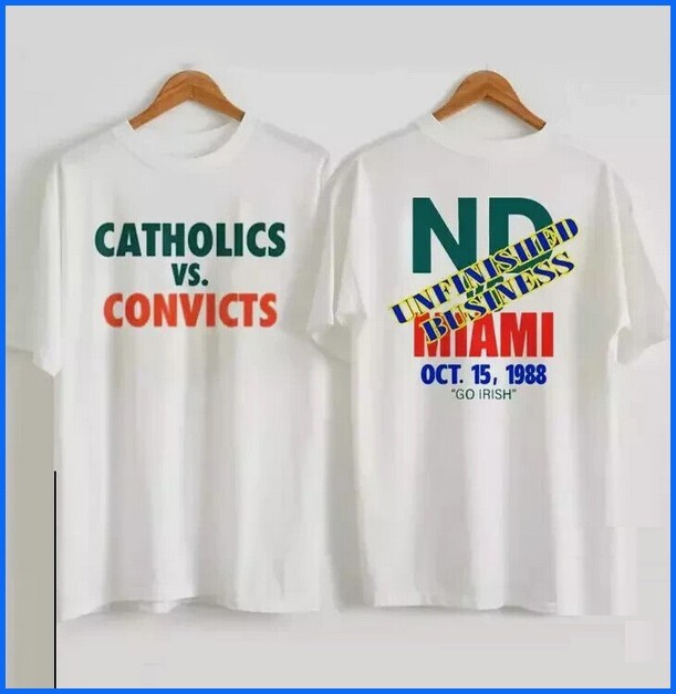 Catholics Vs Convicts 1988 T-Shirt