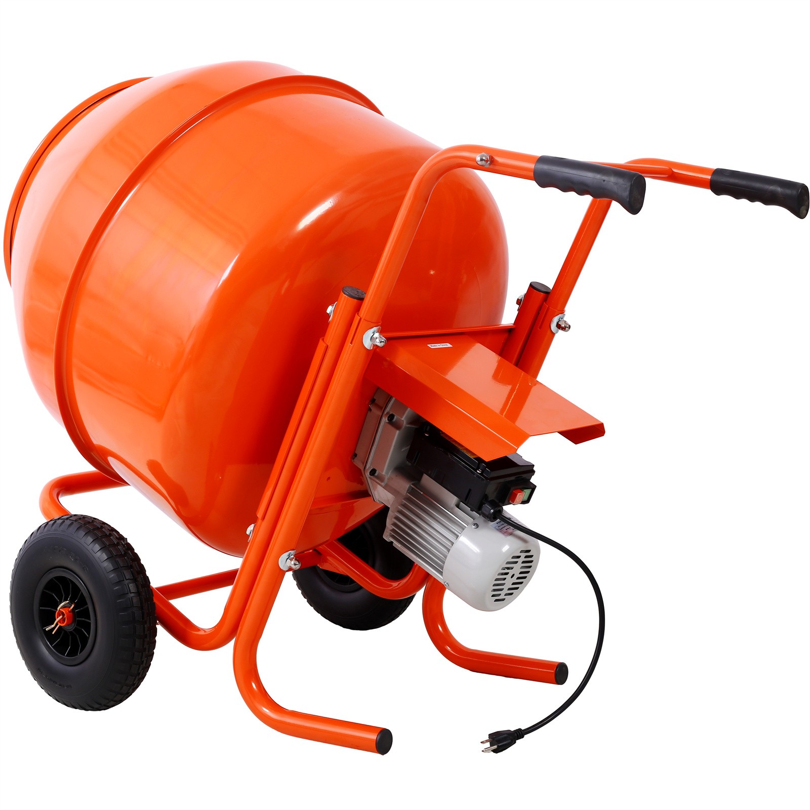 Portable 8 cu. ft/224L Electric Concrete Cement Mixer Machine with Wheel