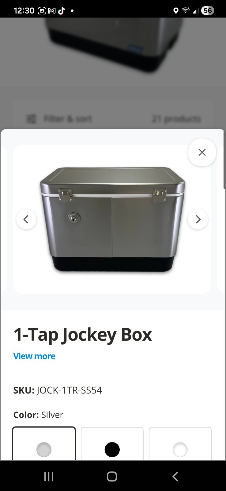 1-Tap Jockey Box Cold Break