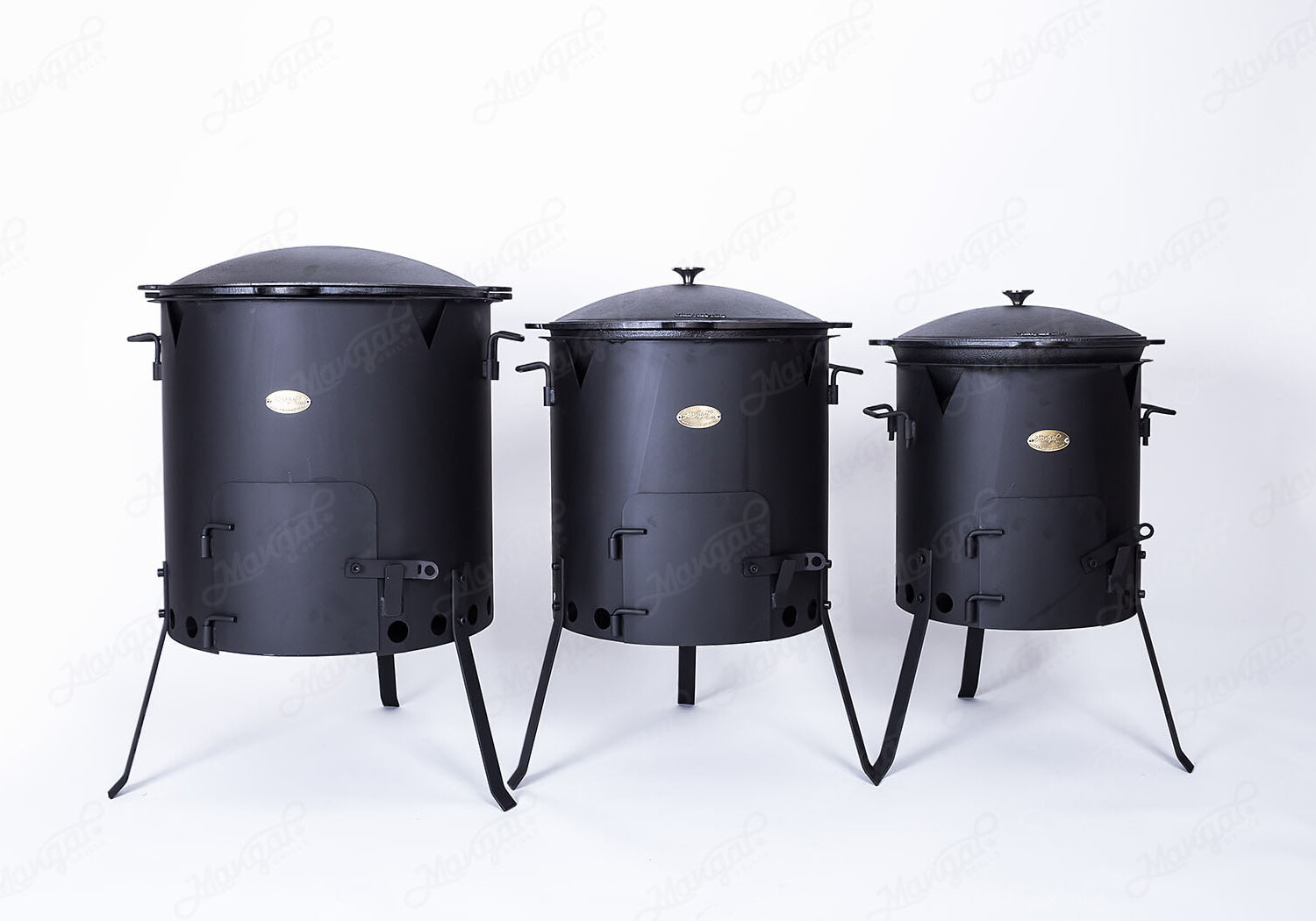 MangalGrills Cast Iron Kazan & Oven Utchag For Pilaf Plov 100% Cast Iron