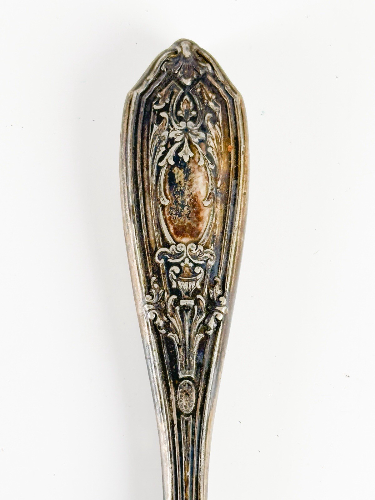 Antique Victorian Fleam Ink Eraser Scratcher Silverplate Handle Blood Letting 6”