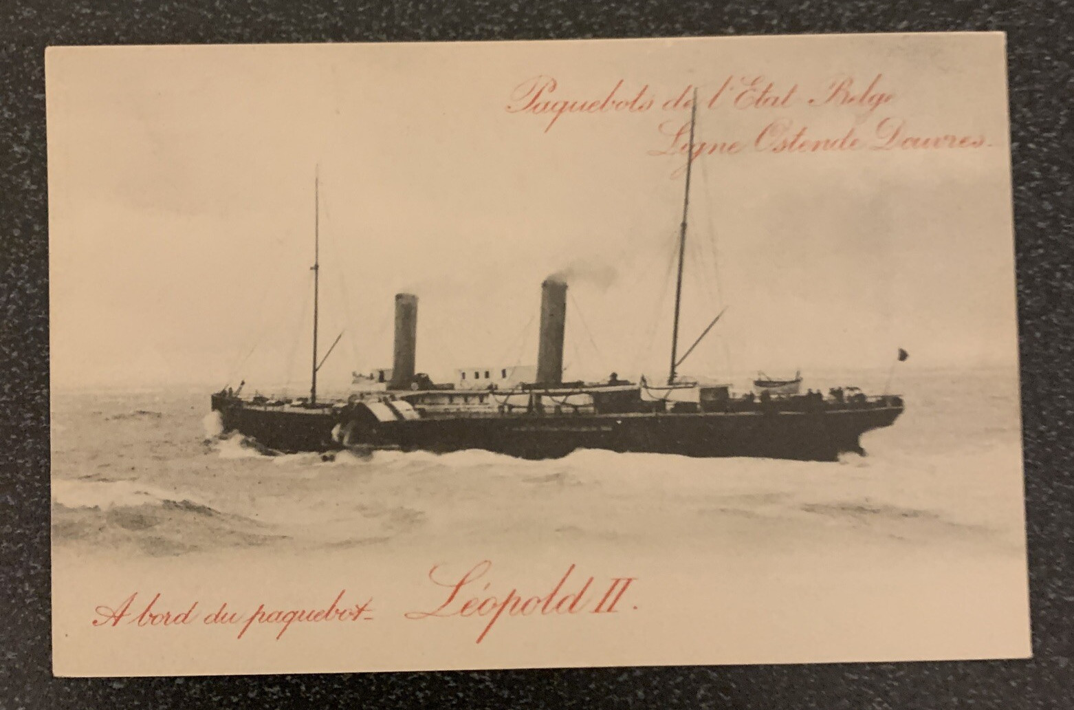 Belgium PAQUEBOT SHIPS 1900s Vintage Postcards x 9 Excellent Condition