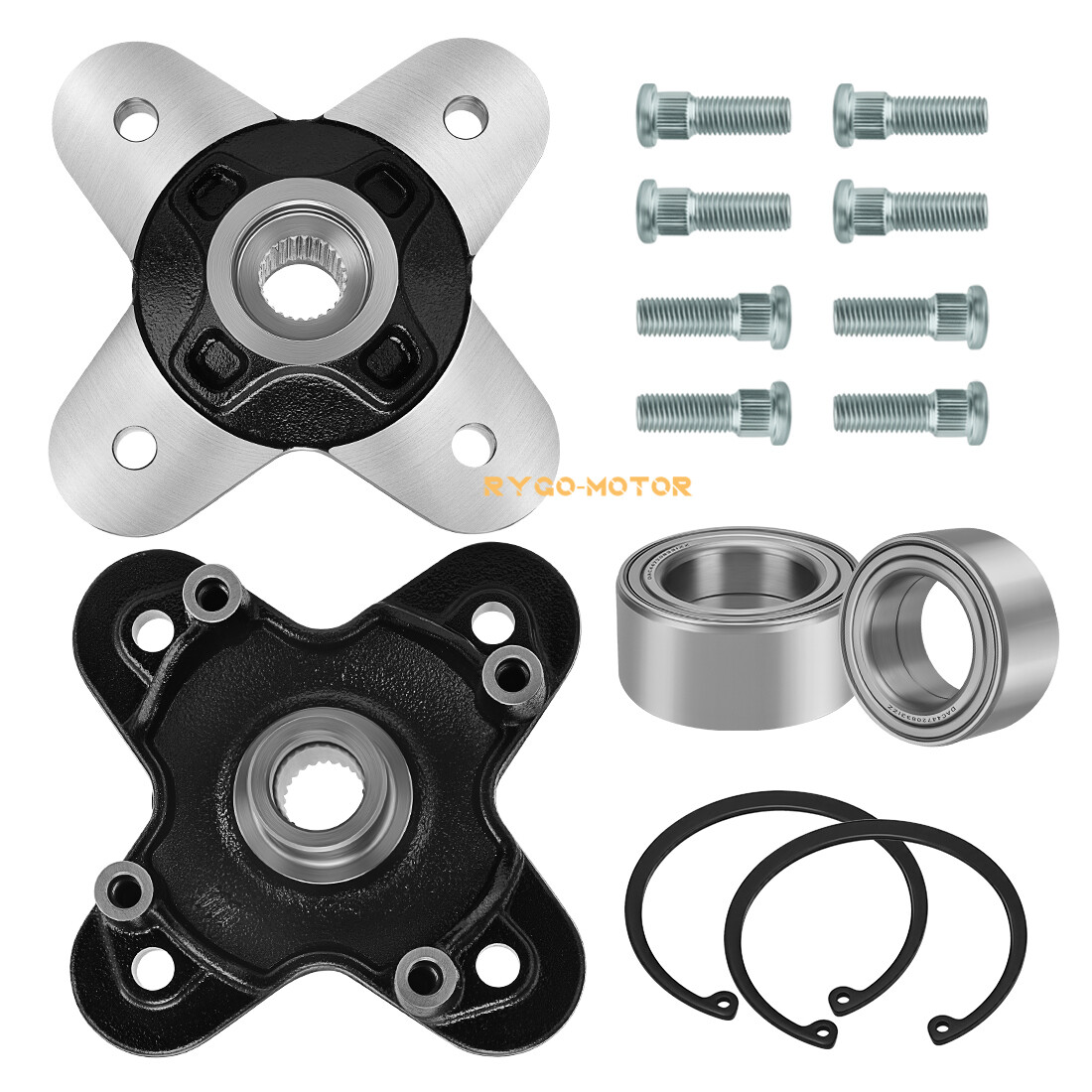 2PCS Front/Rear Wheel Hub & Bearing kit for Polaris Sportsman XP 1000 2020-2025