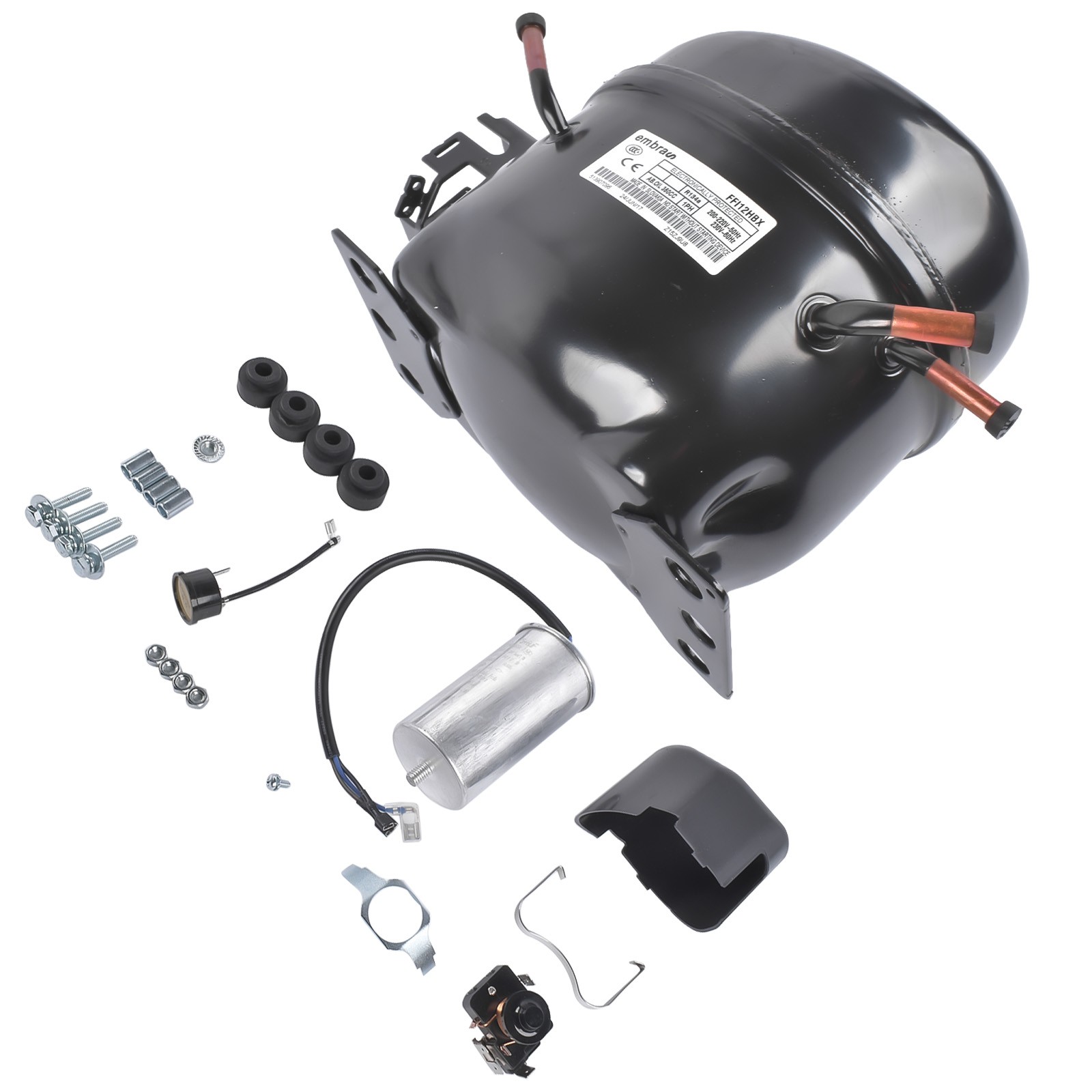 Refrigeration Compressor 220-240 Volt 50Hz 1/3 HP R-134A 1PH FFI12HBX FFI12HBX1