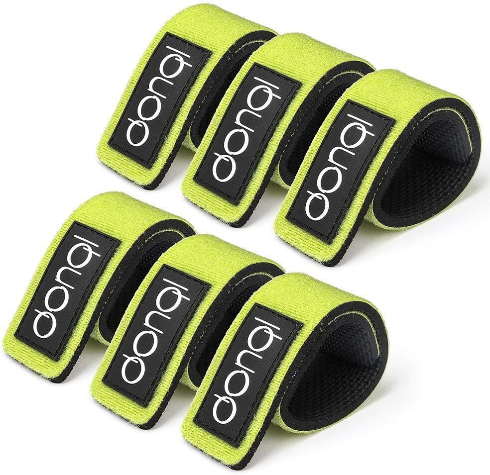 6pcs Fishing Belt Fishing Rod Ties Stretchy Rod Straps Fishing Rod Belt Holders