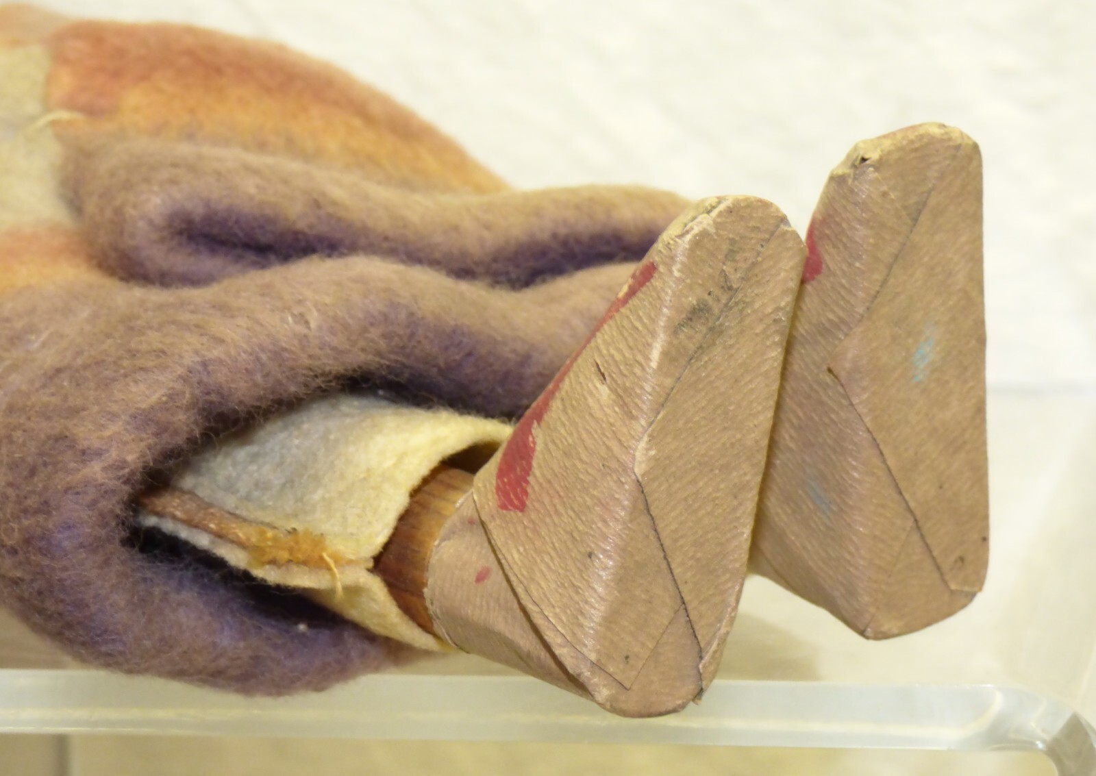 Skookum Dolls 10" Male & 9" Female w/ Taped Feet Side Glancing Eyes Vintage Pair