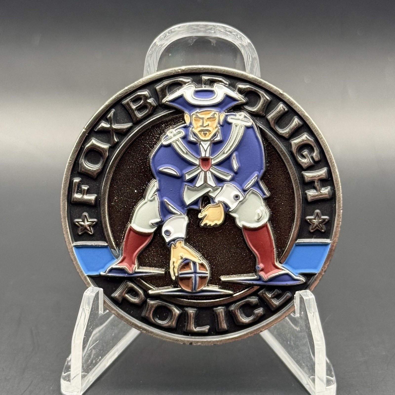 Foxborough Police Challenge Coin- NFL Patriots - Massachusetts MA