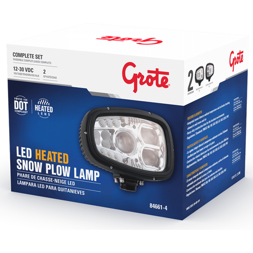 Grote 84661-4 Heated LED Snow Plow Light Kit