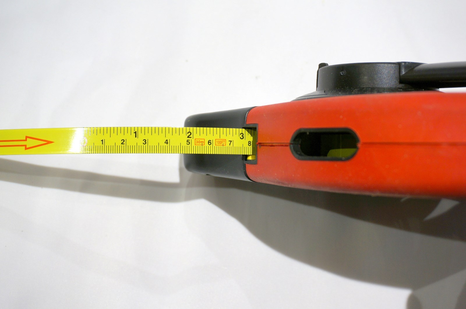 100FT Long Flexible Tape Measure High Speed Geared Rewind 100 Foot Rewinding